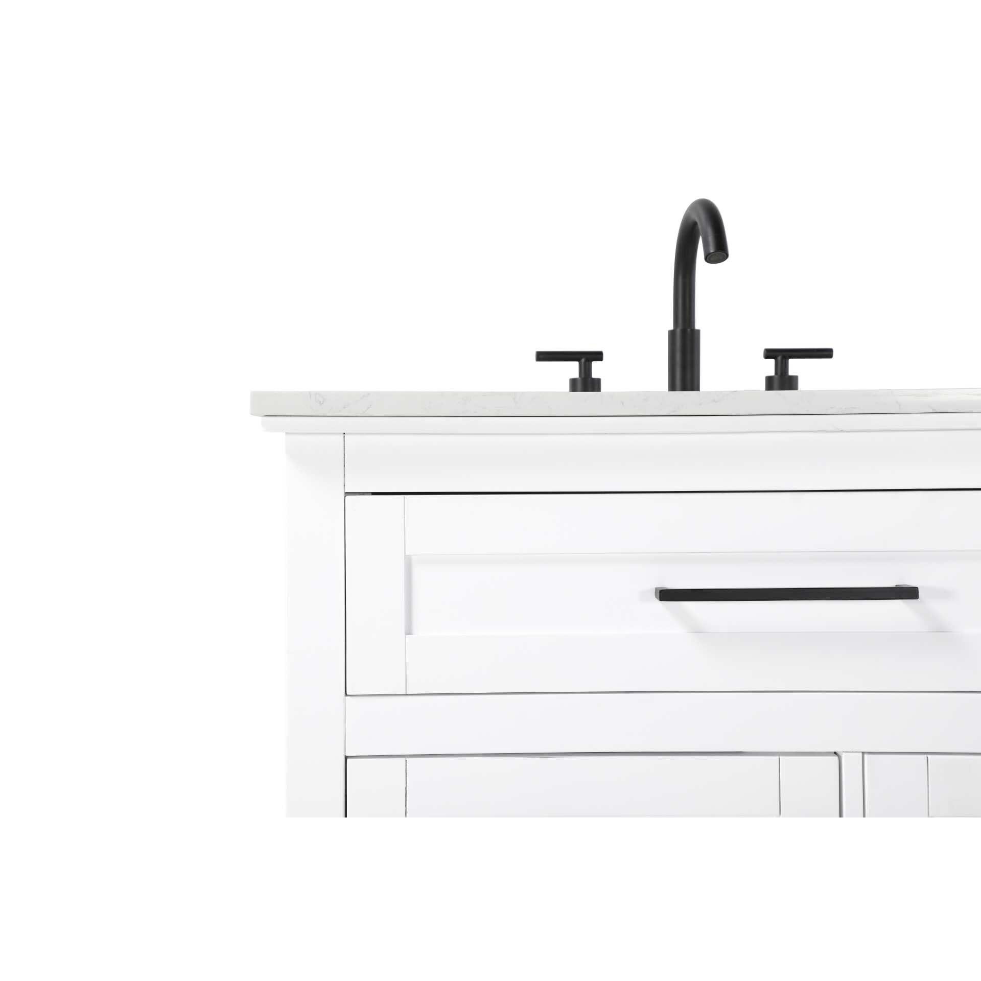 Shown in White finish