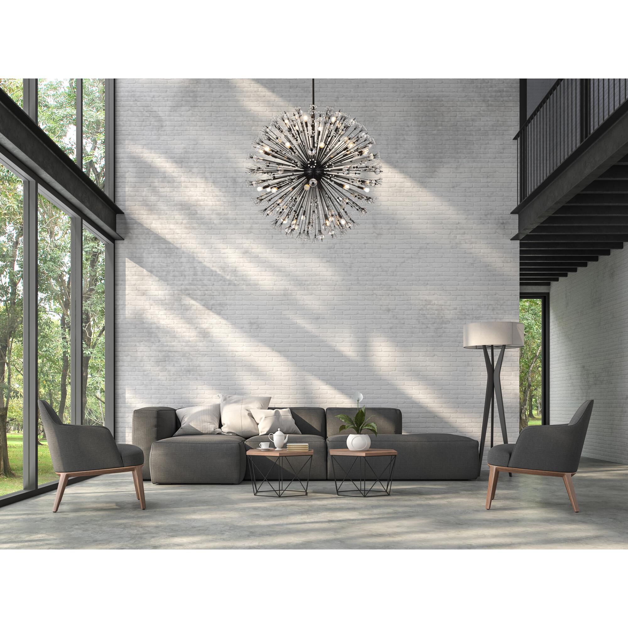 Vera 50 Inch Large Pendant by Elegant Lighting