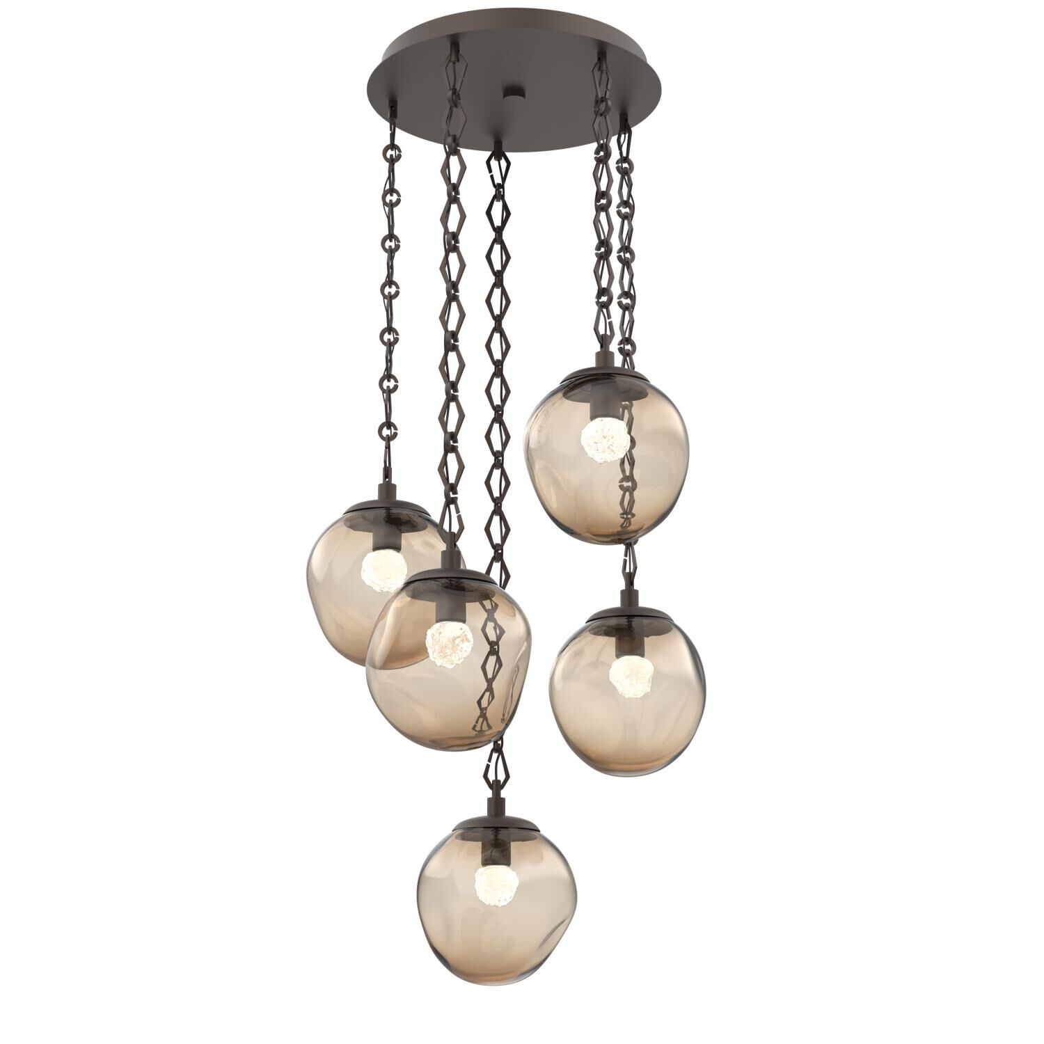 Levi Wilson Aster Led 24 Inch Multi Light Pendant by Hammerton Studio