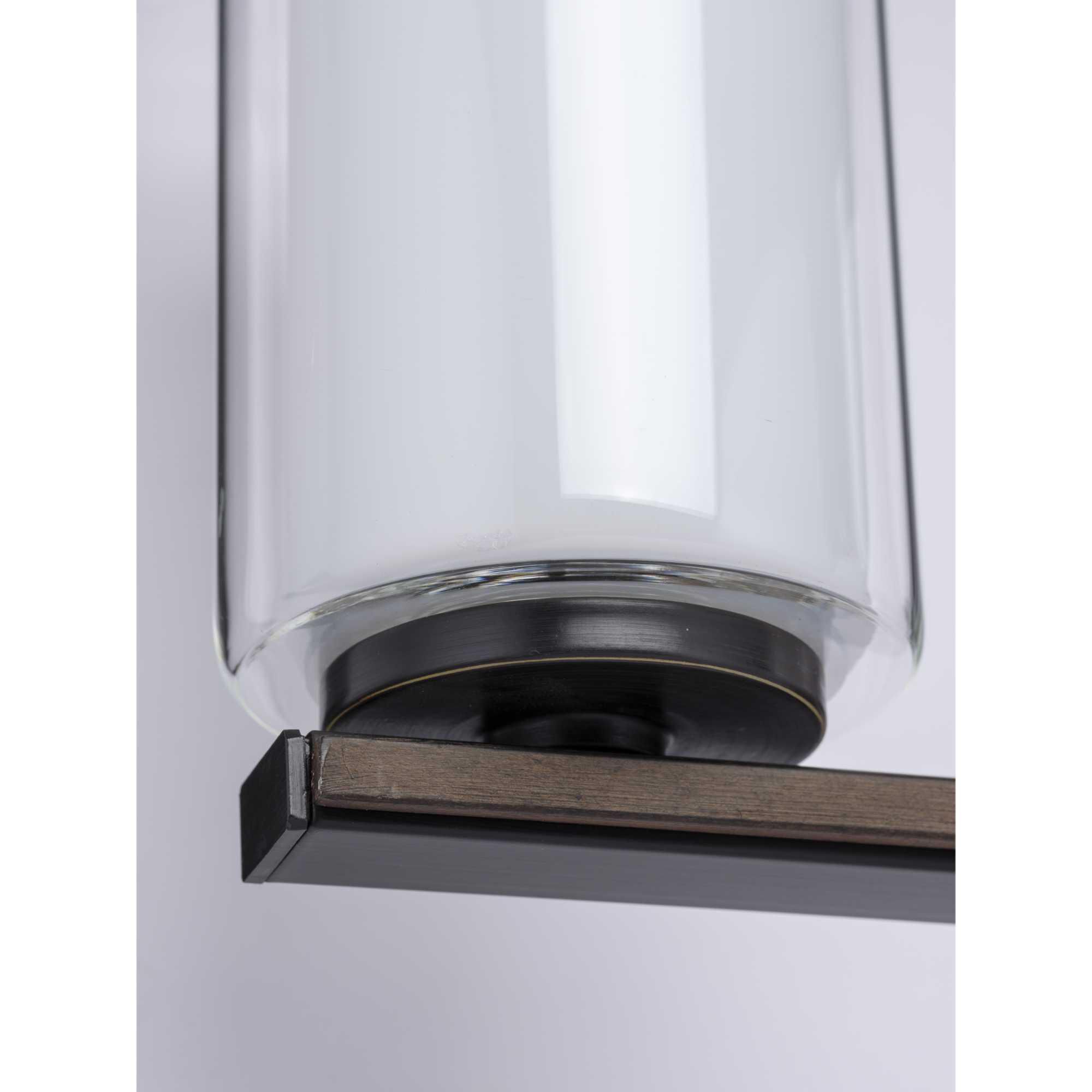 Shown in Antique Bronze finish and Clear glass