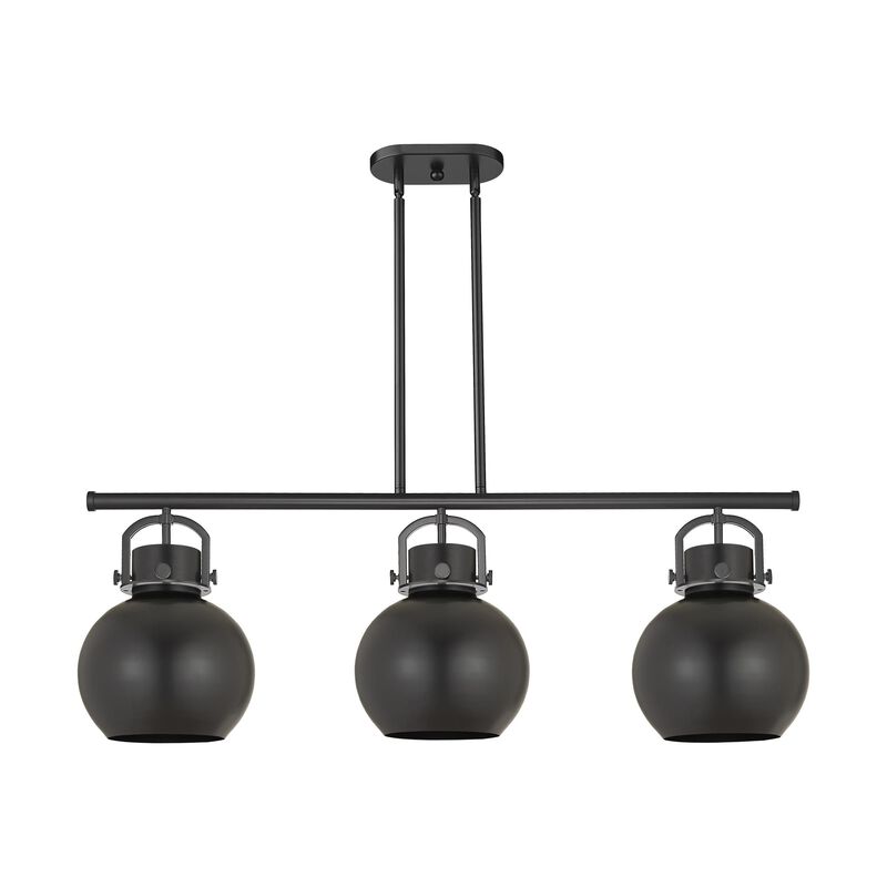Bruno Marashlian Newton Sphere 42 Inch 3 Light Linear Suspension Light by Innovations Lighting