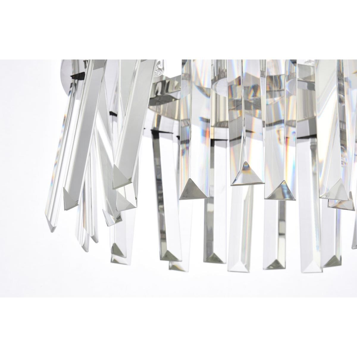 Shown in Chrome finish and Royal Cut Clear crystal