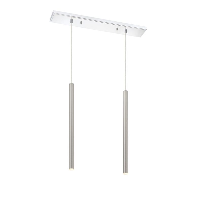 Forest 30 Inch 2 Light LED Linear Suspension Light by Z-Lite
