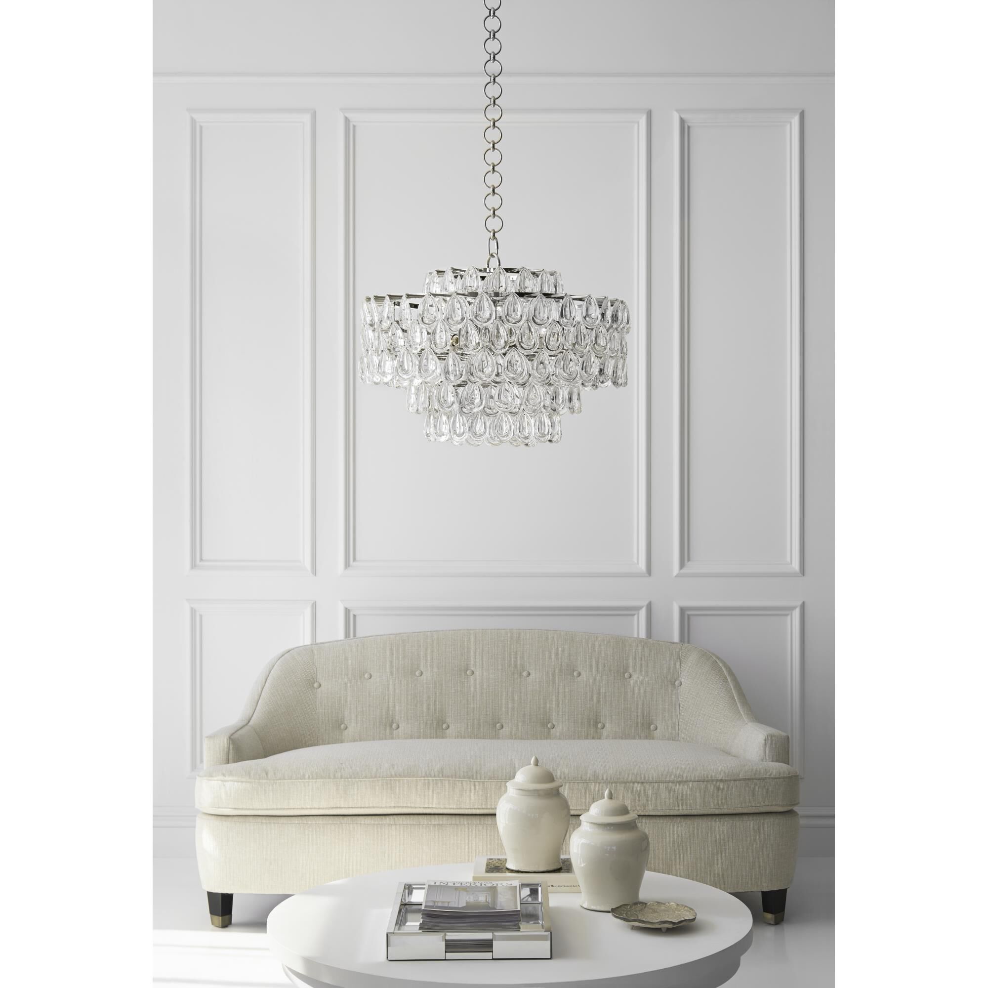 AERIN Liscia 25 Inch 12 Light Chandelier by Visual Comfort Signature Collection