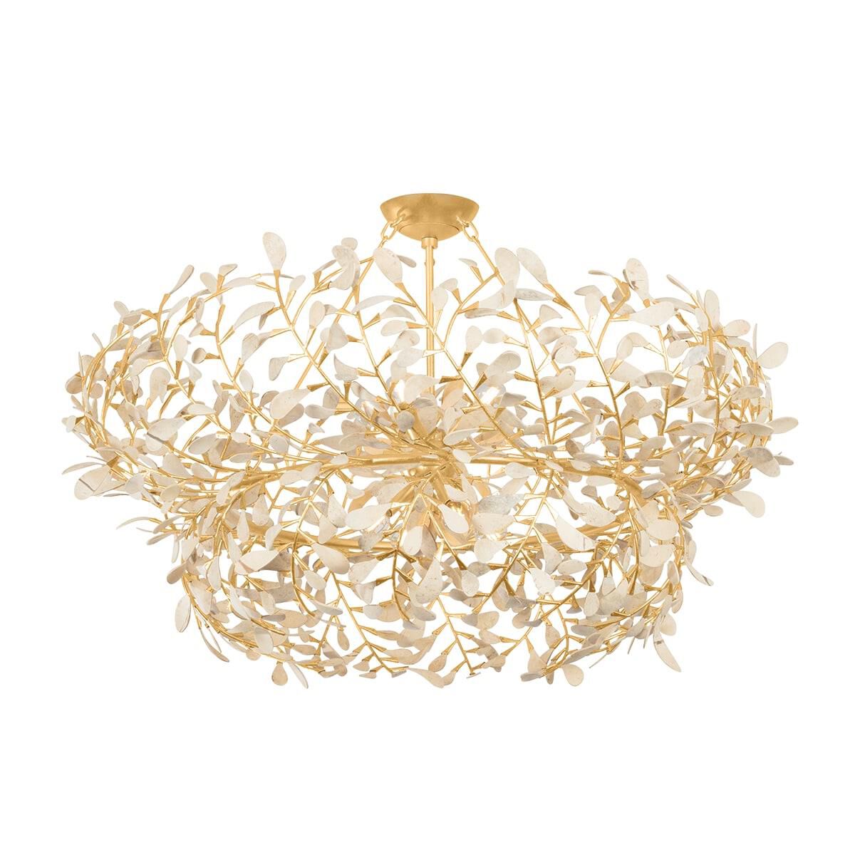 Maybrook 40 Inch Semi Flush Mount by Hudson Valley Lighting