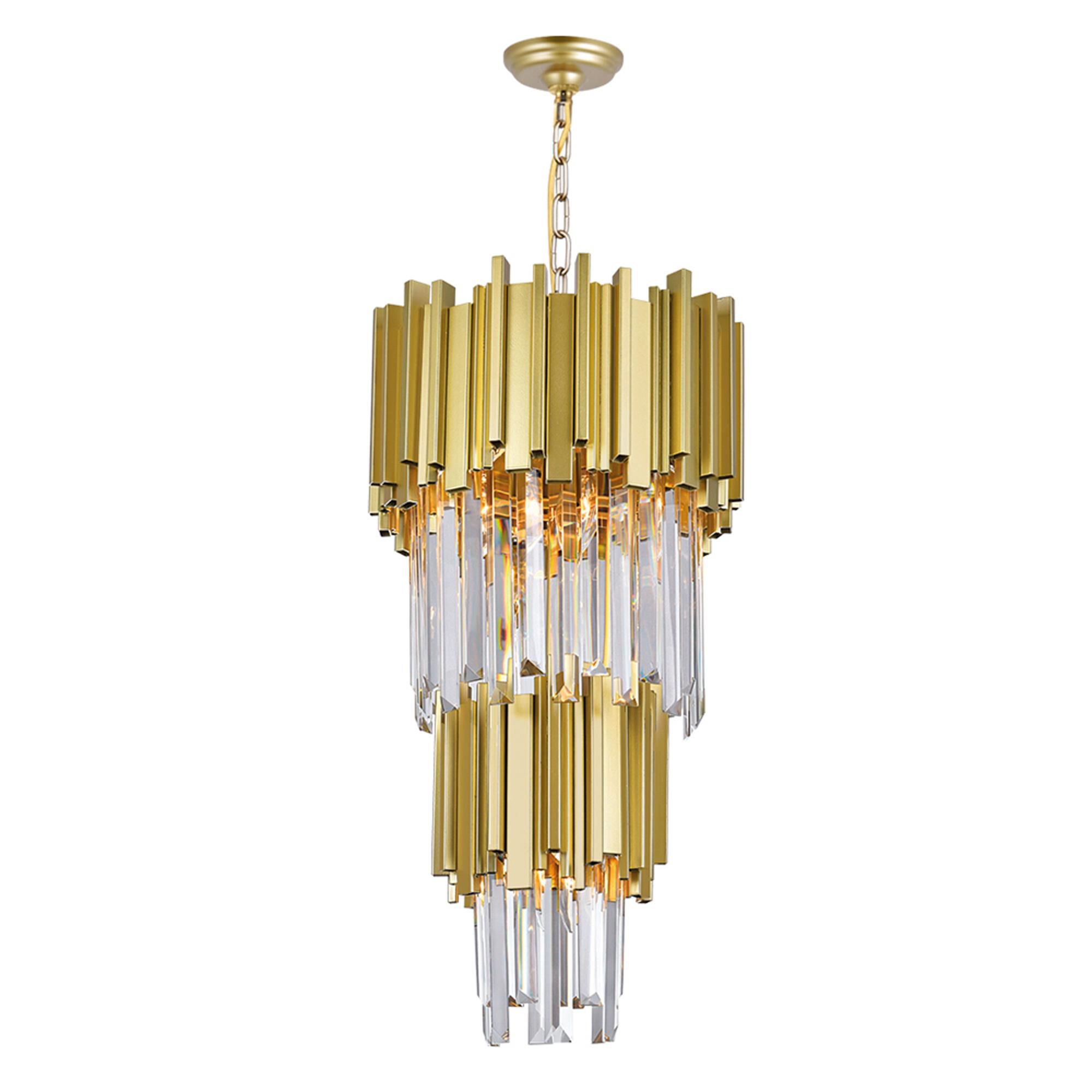 Deco 12 Inch 4 Light Mini Chandelier by CWI Lighting