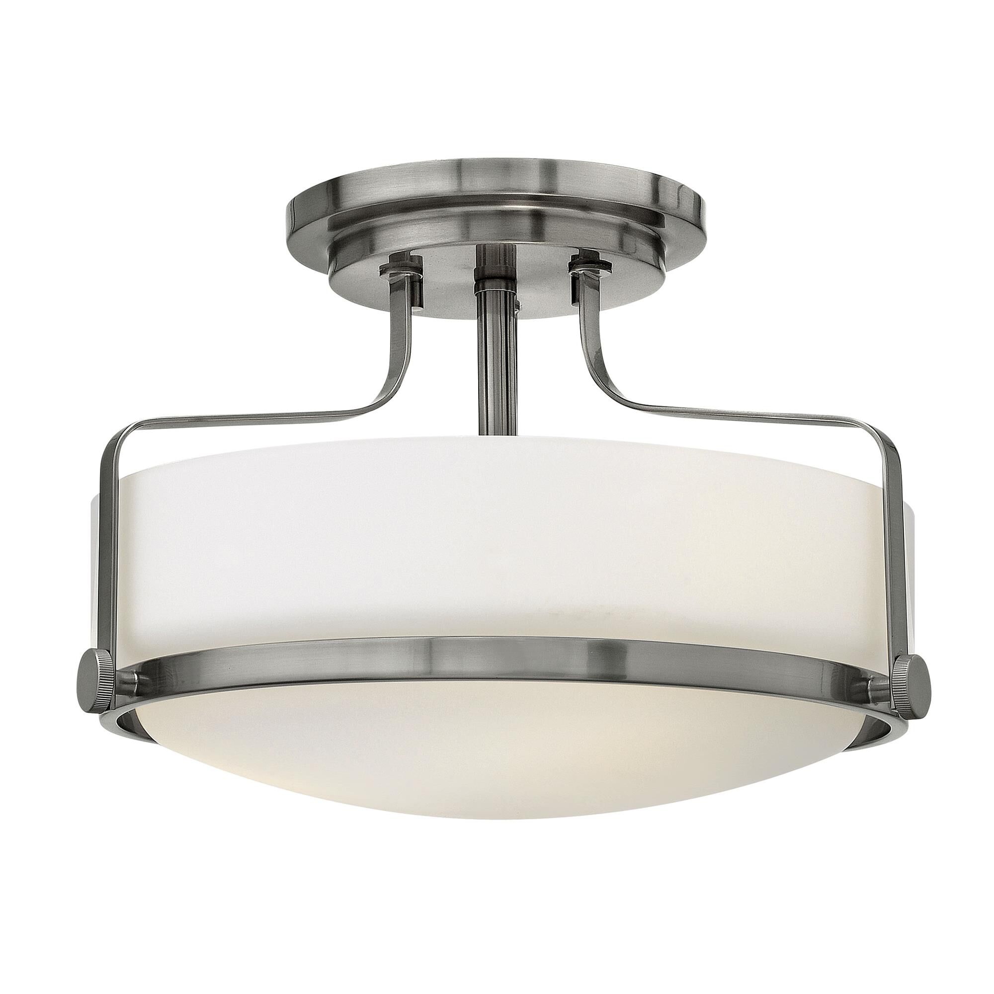 Harper 14 Inch 3 Light Semi Flush Mount,