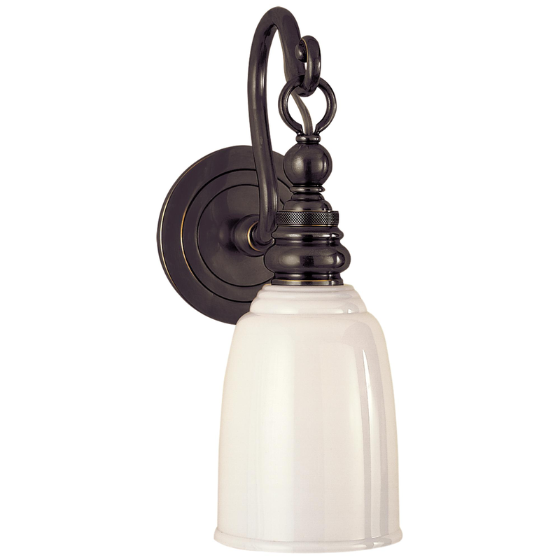 Visual Comfort Signature Collection Chapman & Myers Boston 12 Inch Wall Sconce - Clearance