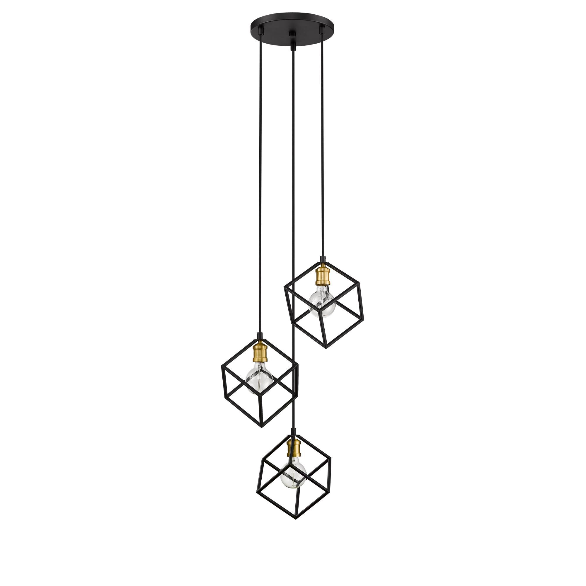 Shown in Bronze + Olde Brass finish and --- glass and --- shade