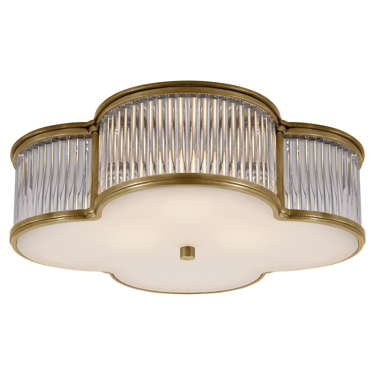 Alexa Hampton Basil 17 Inch 3 Light Flush Mount by Visual Comfort Signature Collection