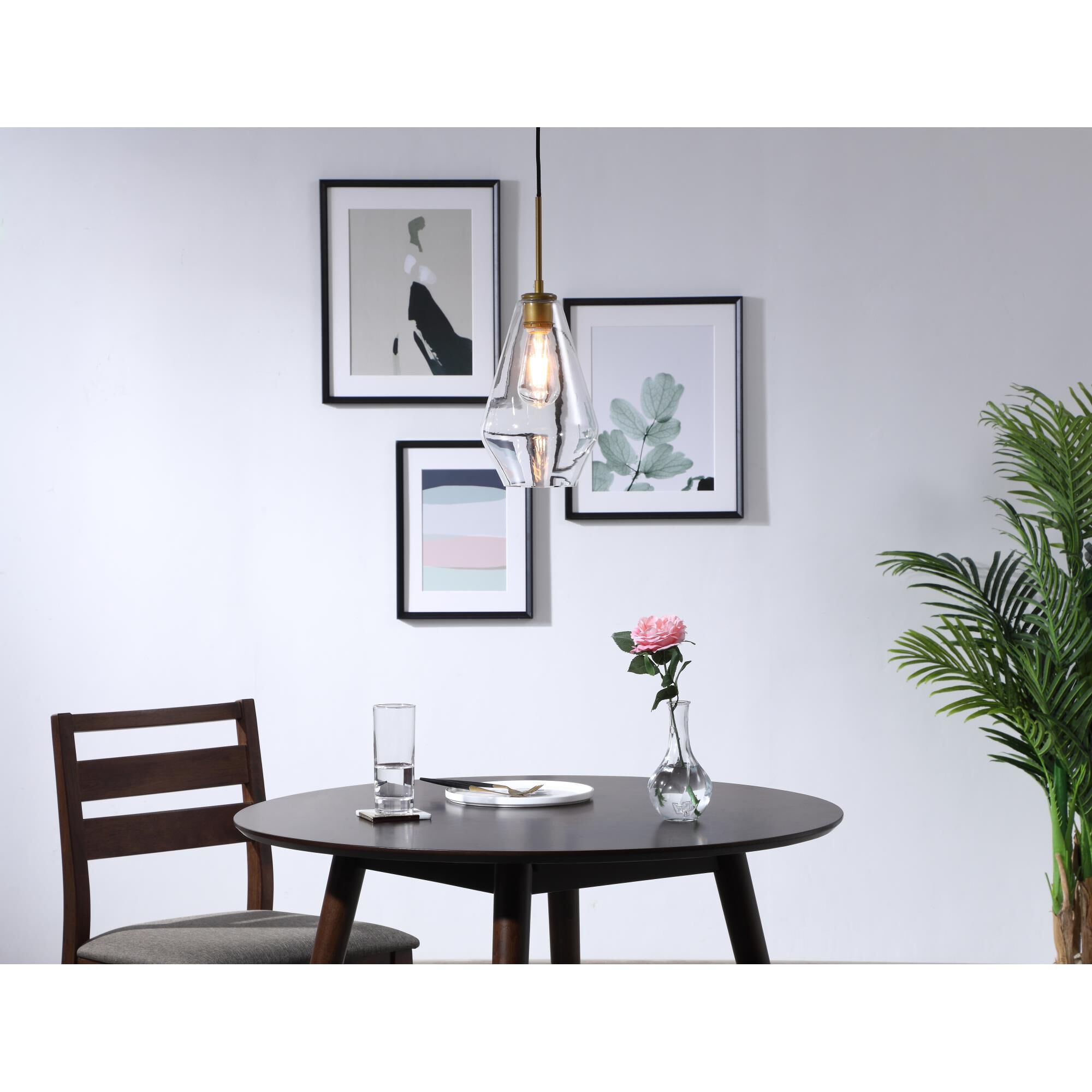 Gene 7 Inch Mini Pendant by Elegant Lighting