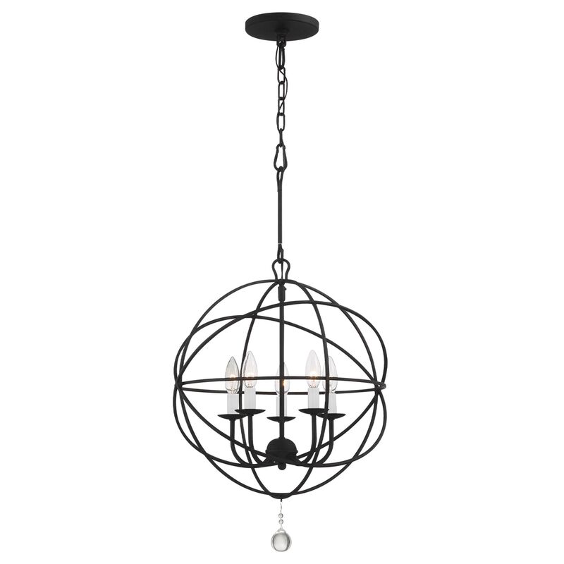 Solaris Medium Pendant Light by Crystorama