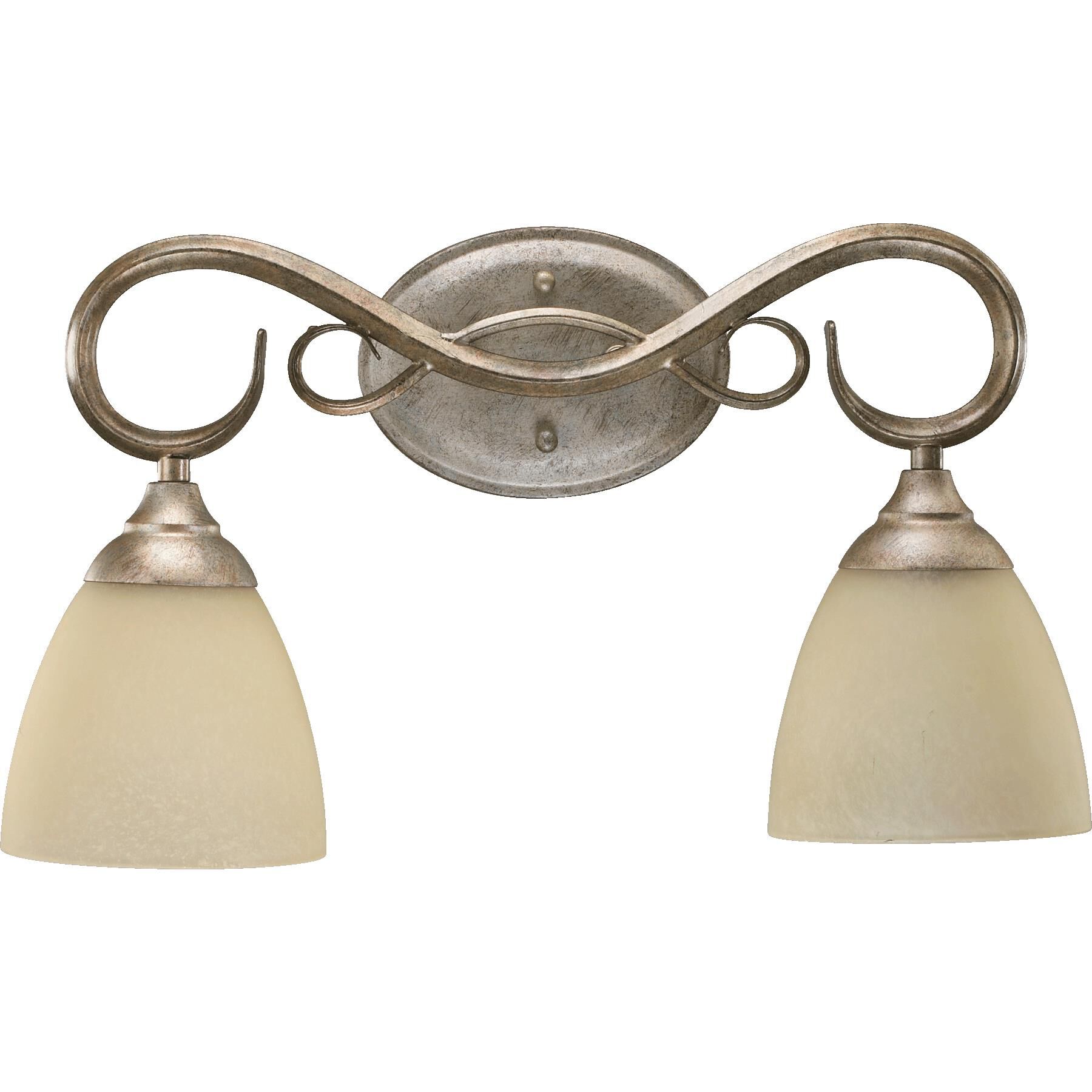 Powell 19 Inch 2 Light Bath Vanity Light by Quorum International