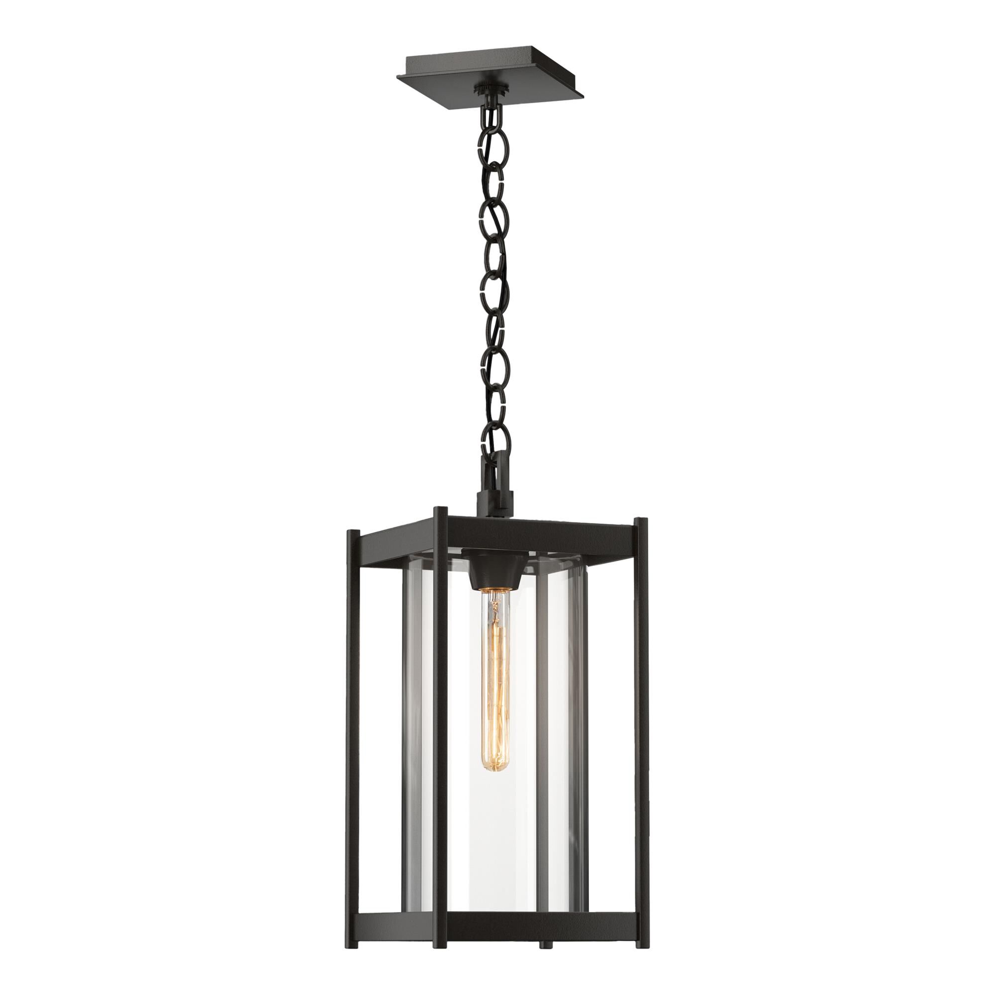 Shown in Coastal Oil Rubbed Bronze finish and Clear glass and Clear Glass shade