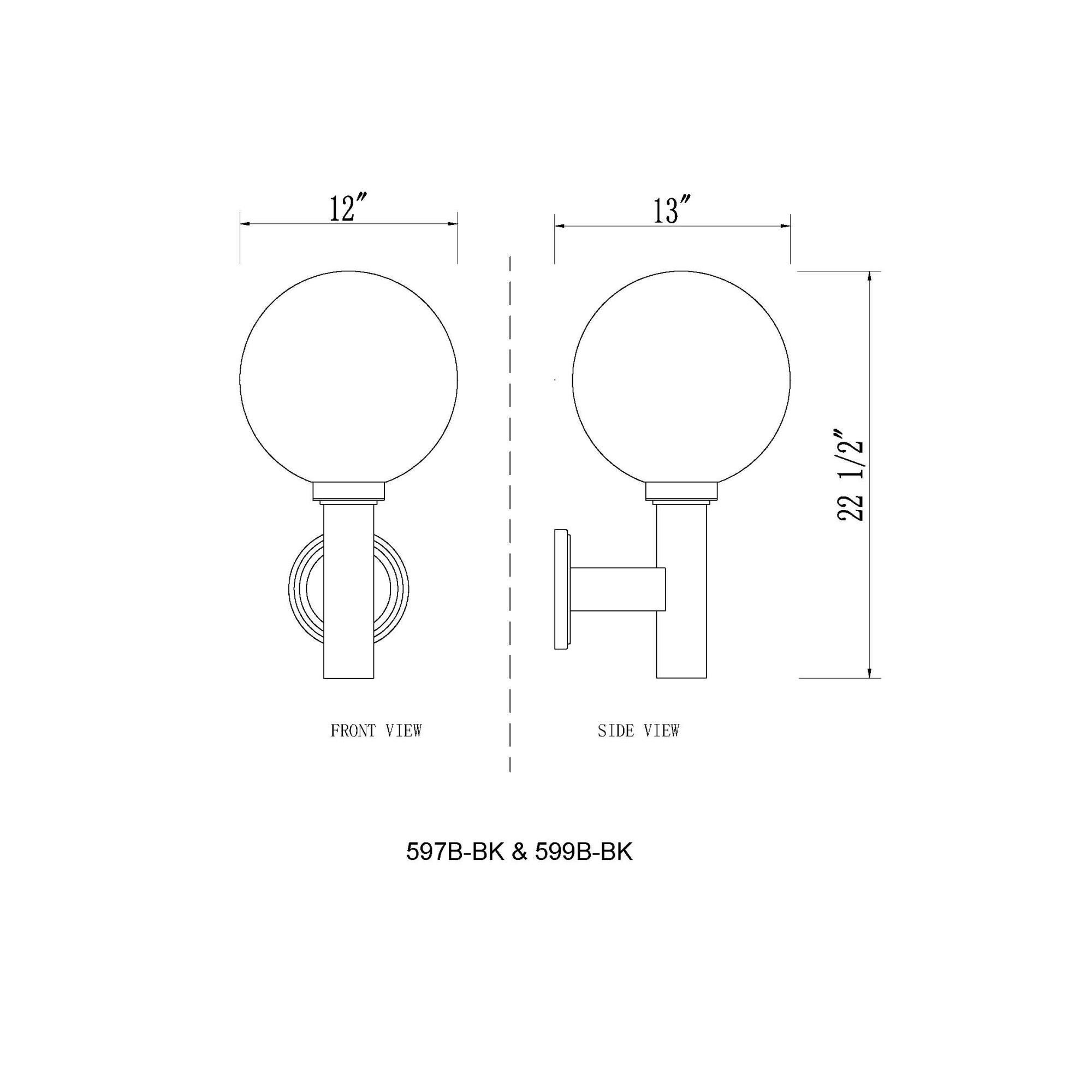 Z-Lite Laurent 22 Inch Tall Outdoor Wall Light