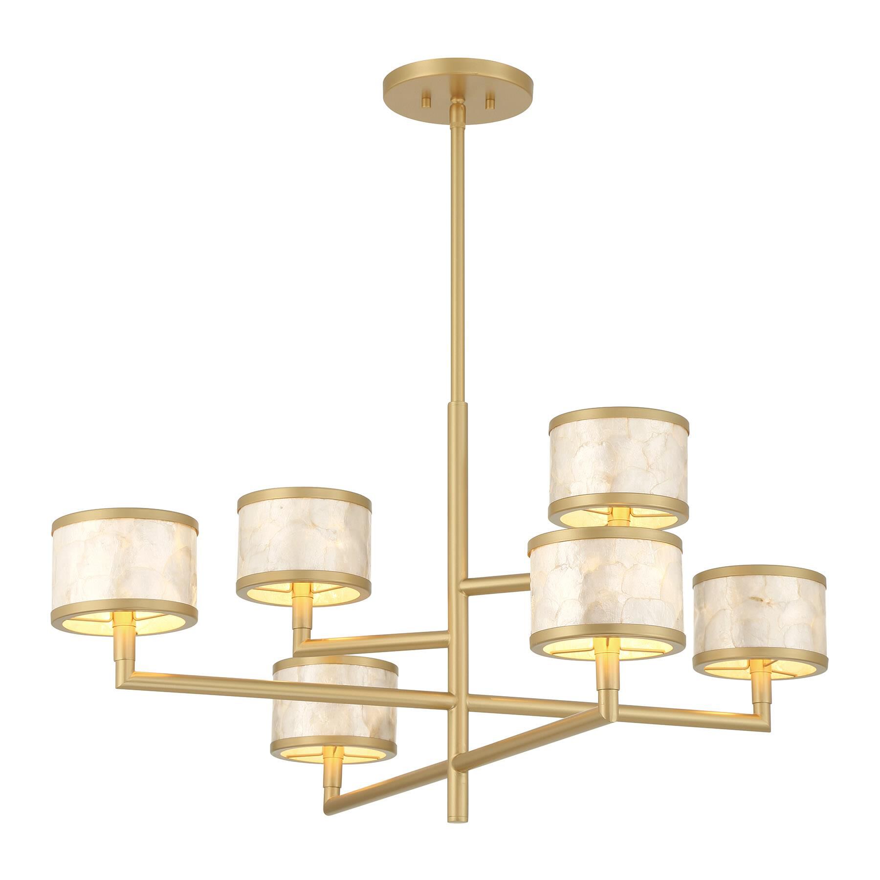 Shown in Spun Gold finish and Natural Shell shade