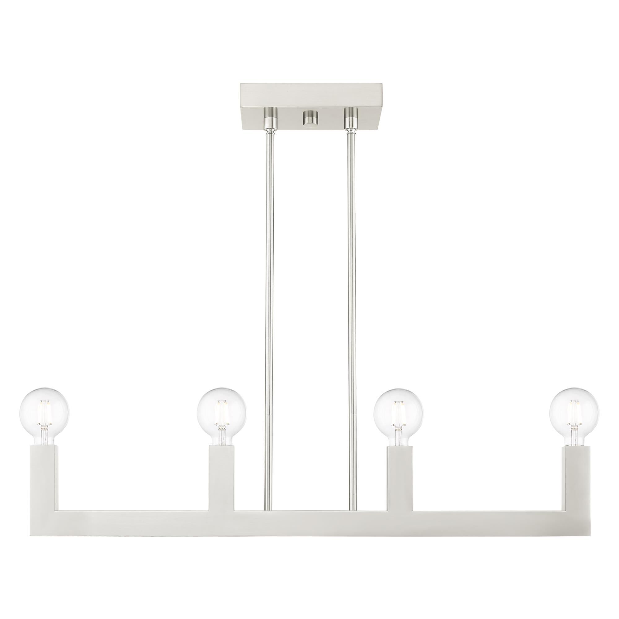 Solna 34 Inch 4 Light Linear Suspension Light by Livex Lighting