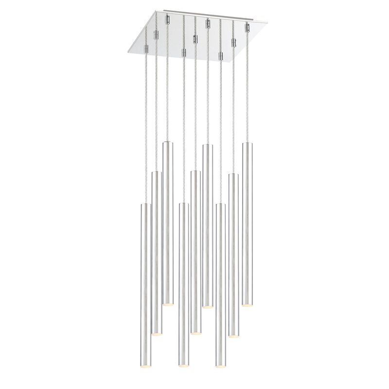 Forest 14 Inch 9 Light LED Linear Suspension Light by Z-Lite