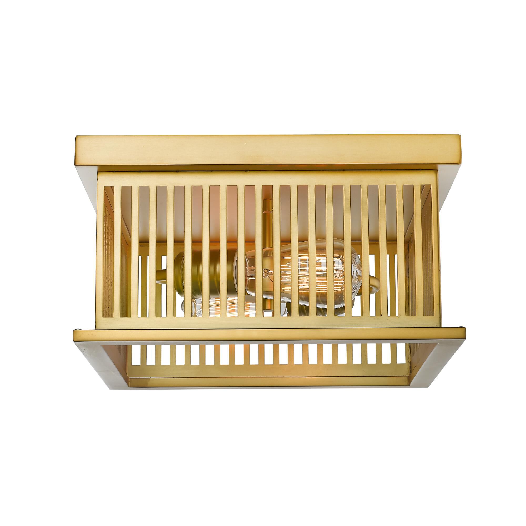 Shown in Brass finish and Steel glass and Steel shade