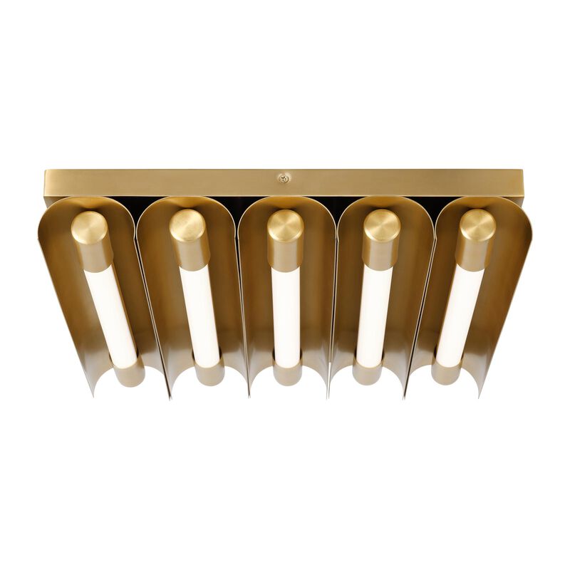 Carson 17 Inch 5 Light Semi Flush Mount by Visual Comfort Studio