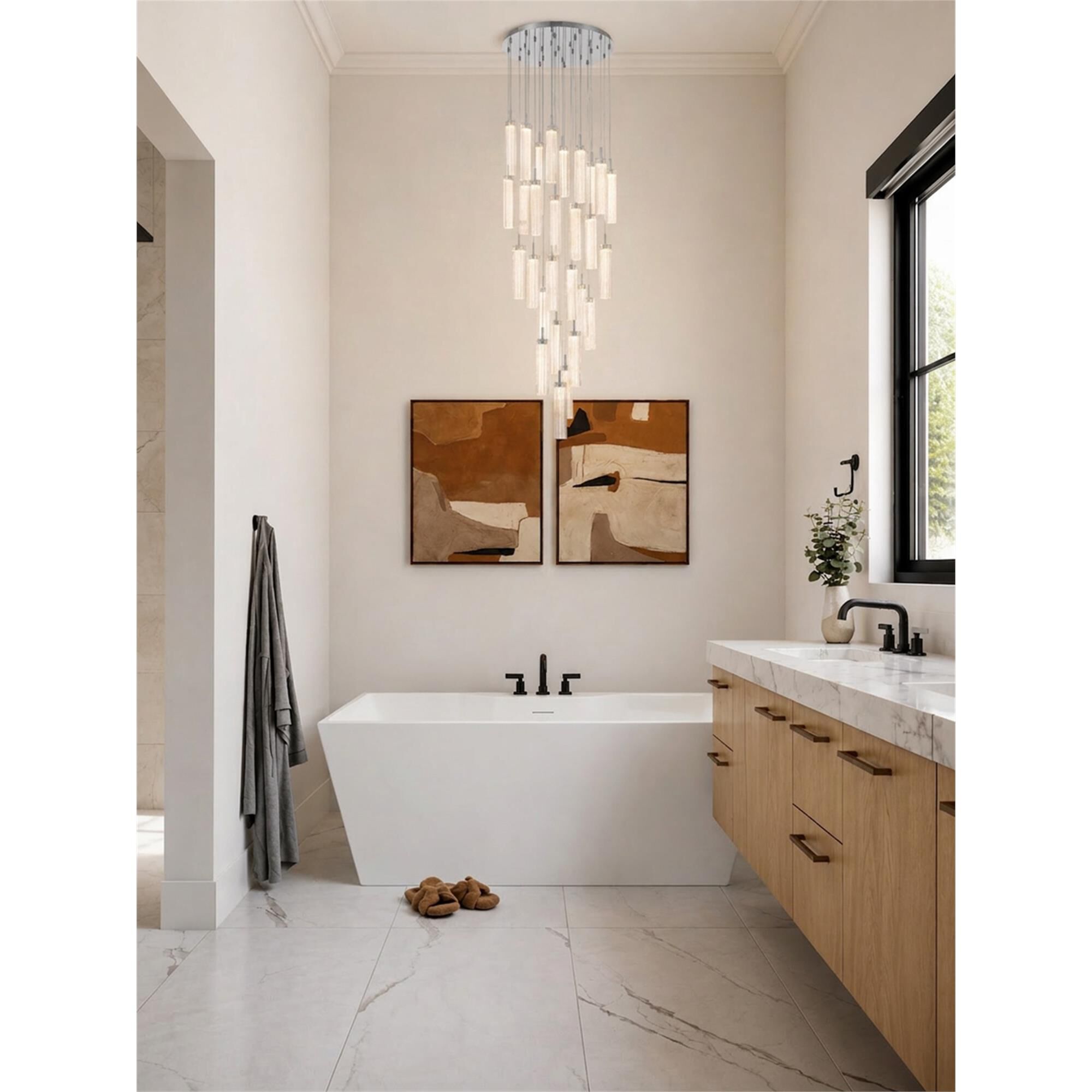 Addis 26 Inch Multi Light Pendant,