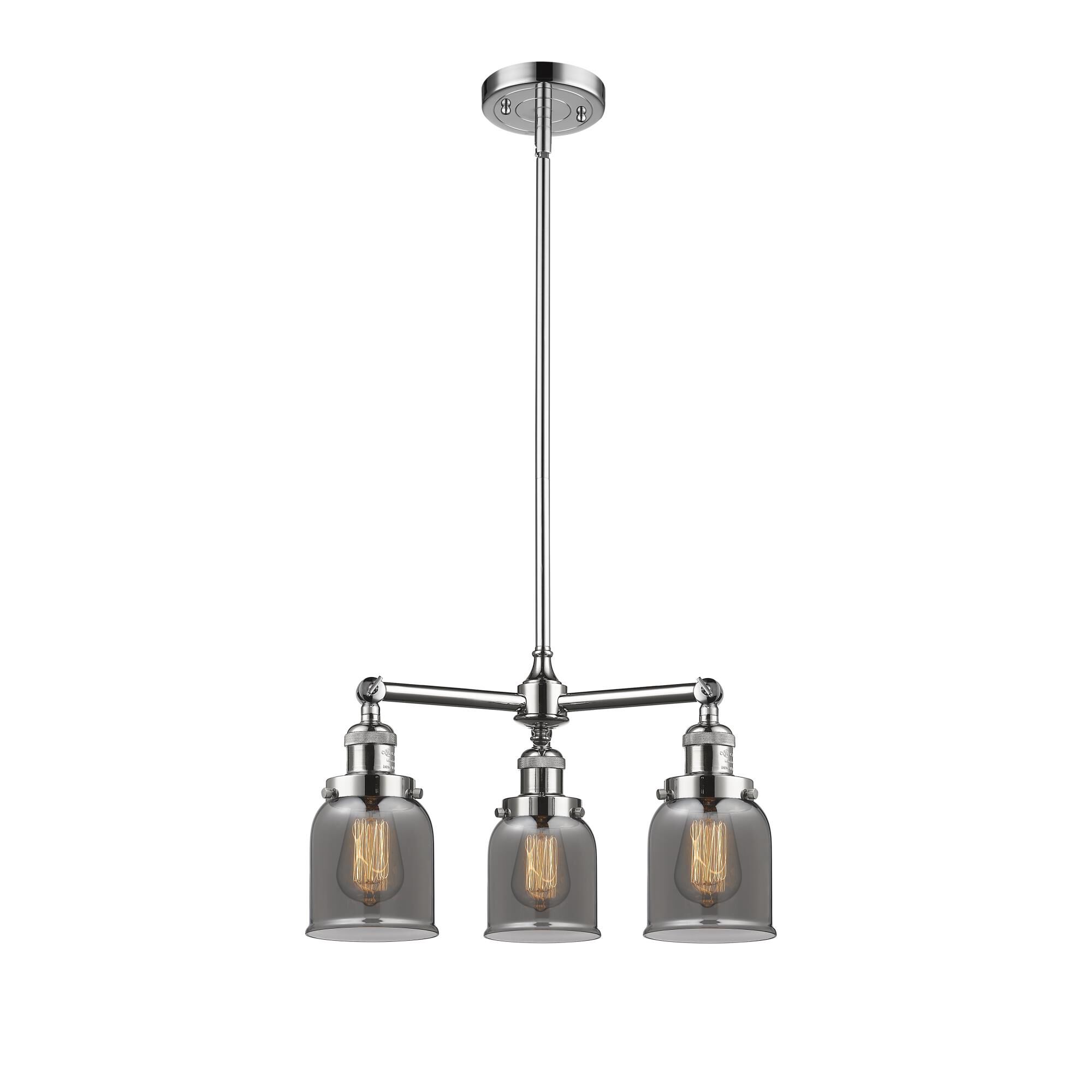 Shown in Polished Chrome finish and Plated Smoked glass