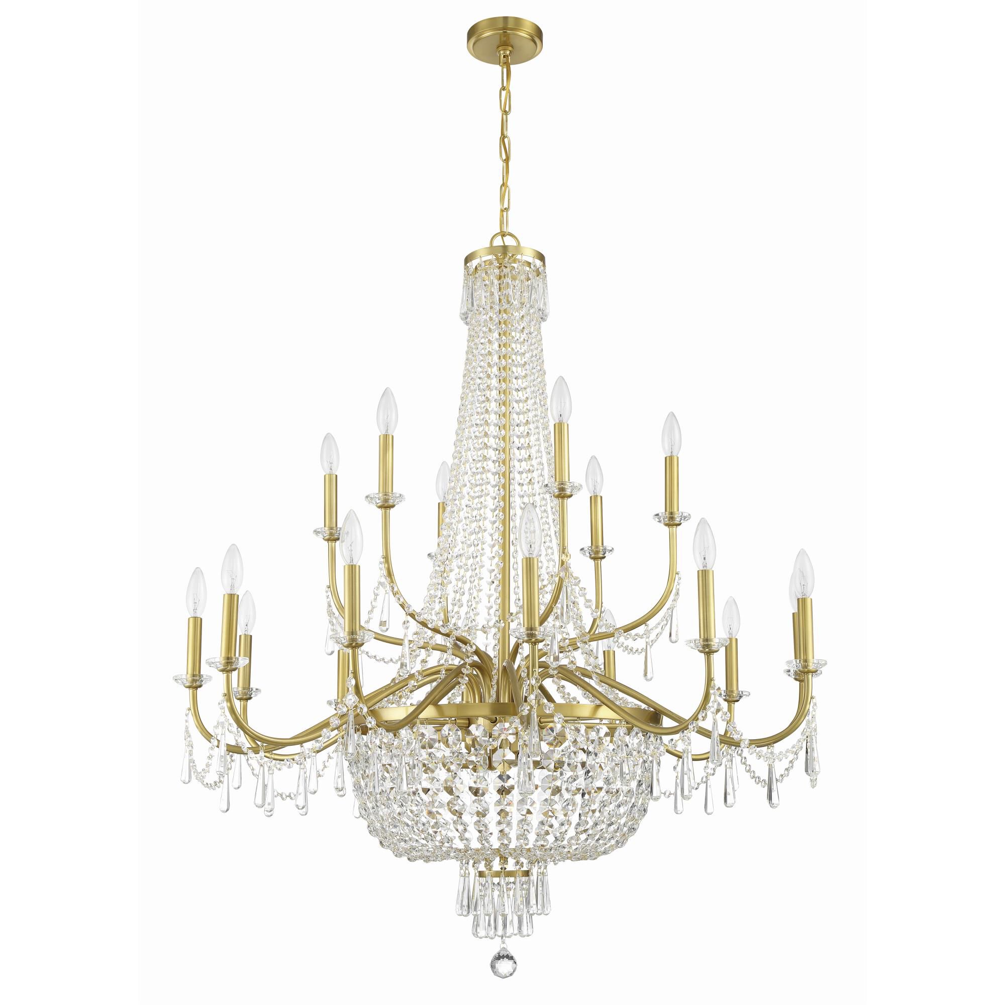 Haywood 40 Inch 22 Light Chandelier by Crystorama