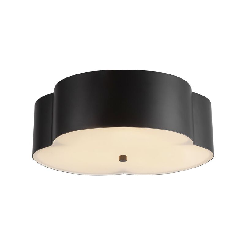 Hae Jung Roe Adella 14 Inch 3 Light Flush Mount by Alora Mood