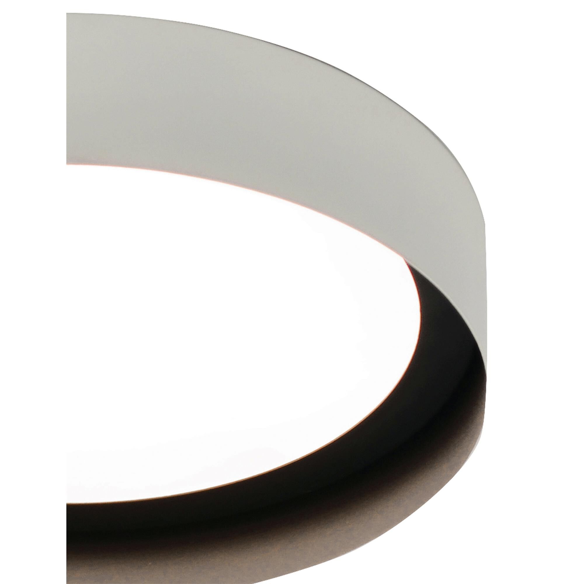 Shown in White - Black finish and White Acrylic glass and 120 Volt Dimmer accent