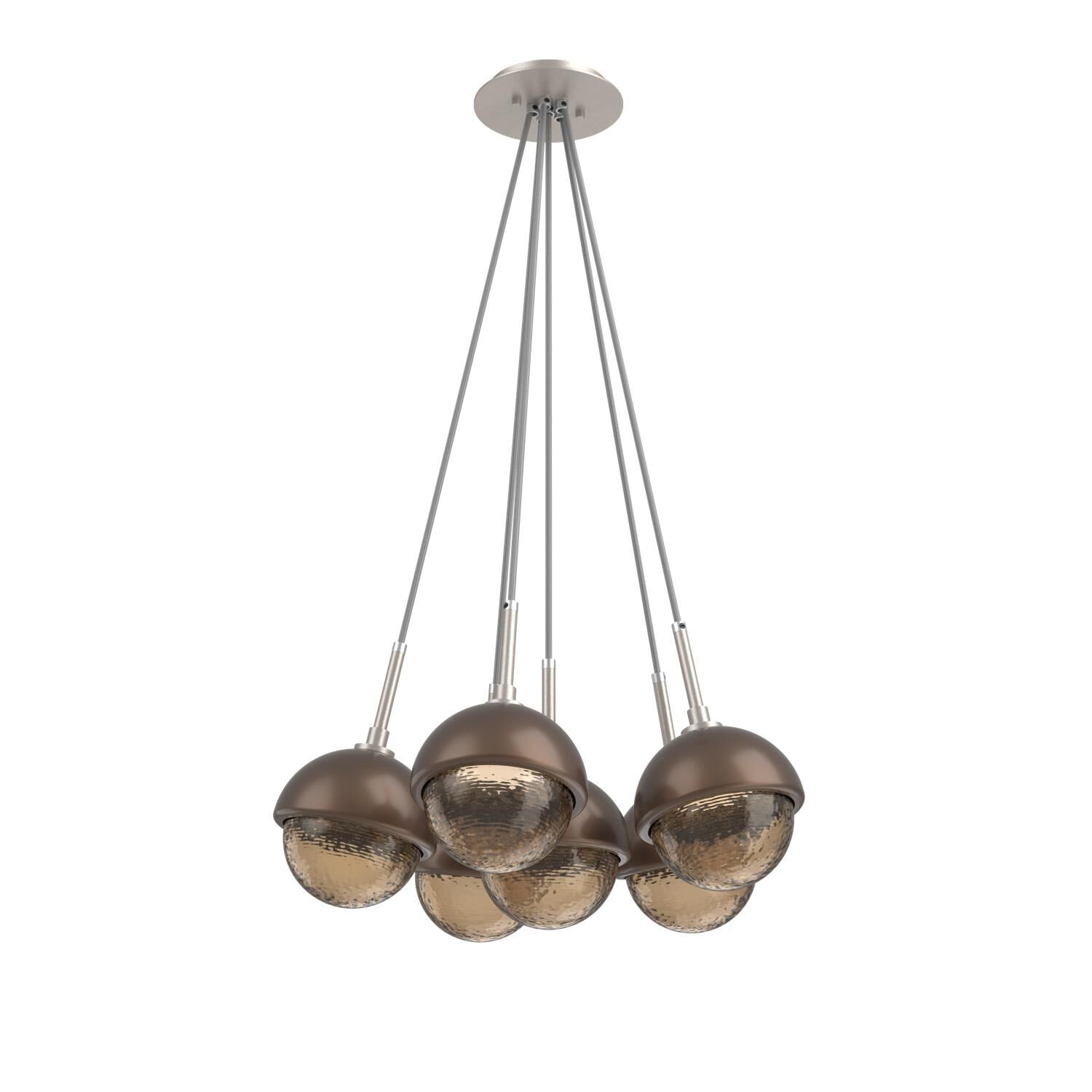 Shown in Beige Silver finish and Bronze glass and Burnished Bronze accent