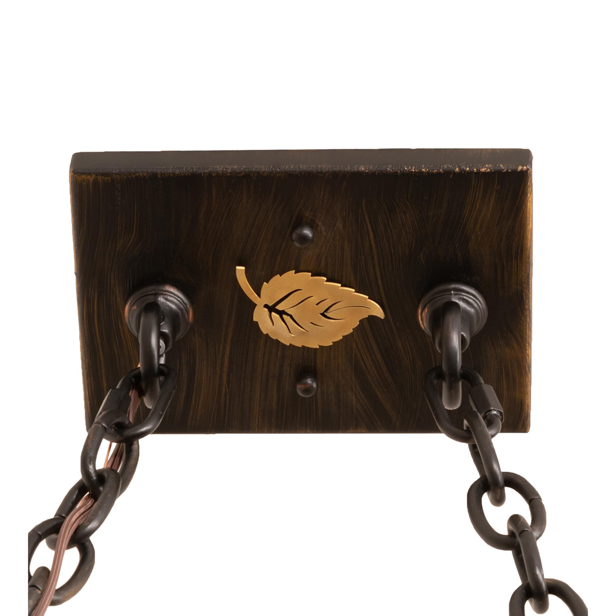 Shown with Amber /Acrylic;Black Metal Finish glass