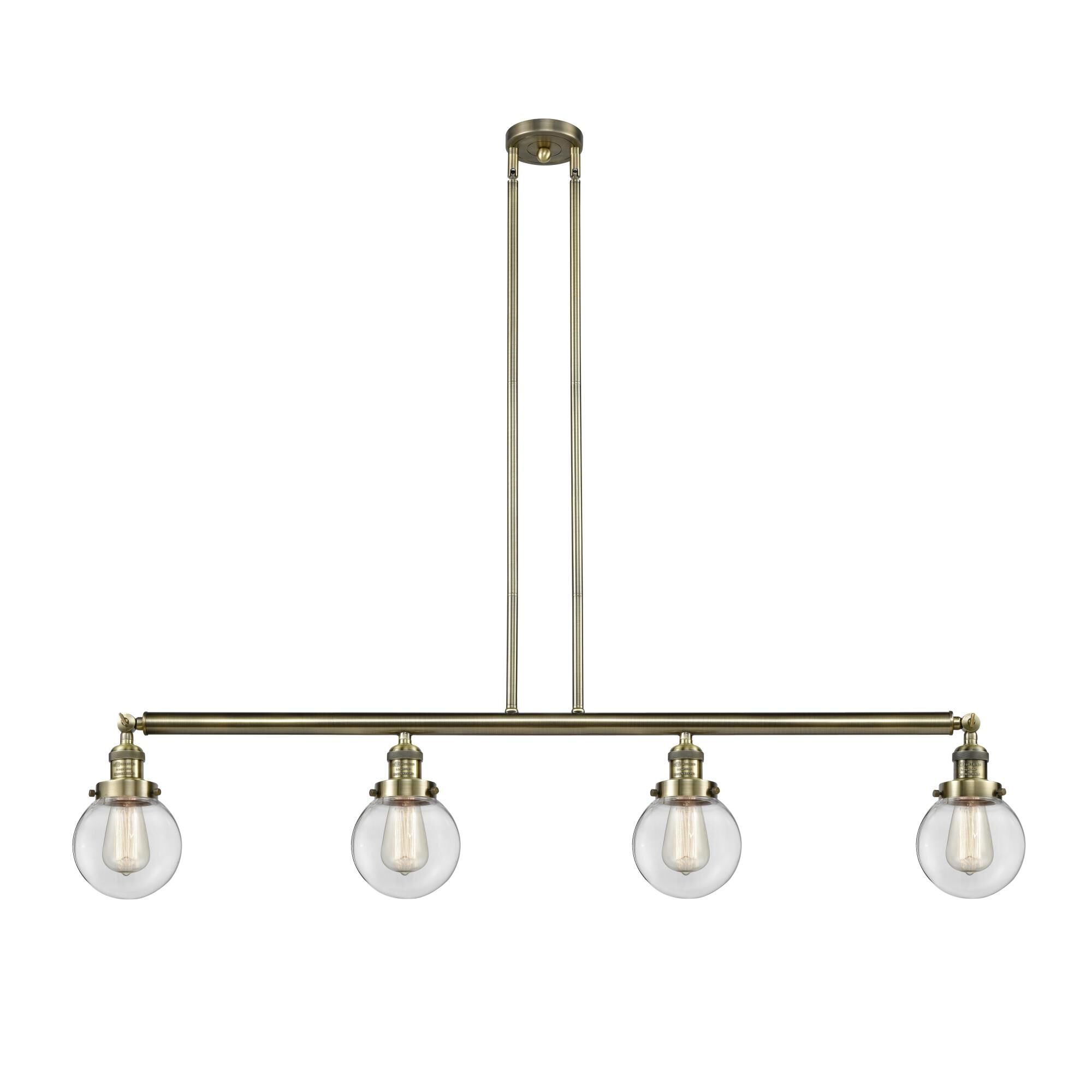 Bruno Marashlian Beacon 50 Inch 4 Light Linear Suspension Light by Innovations Lighting