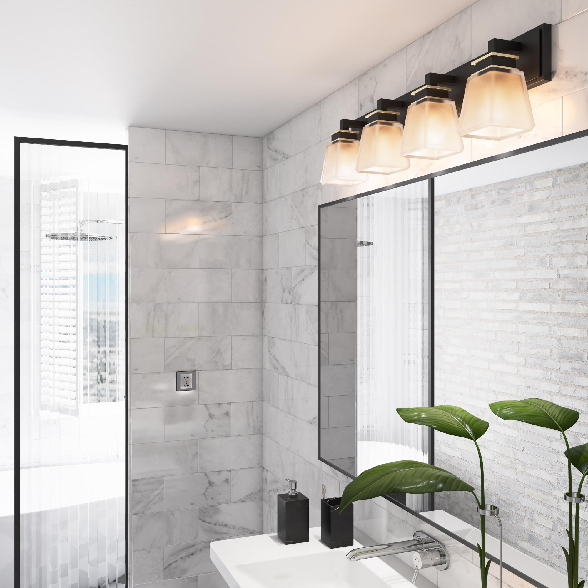 Eastwood 33 Inch 4 Light Bath Vanity Light by Artcraft