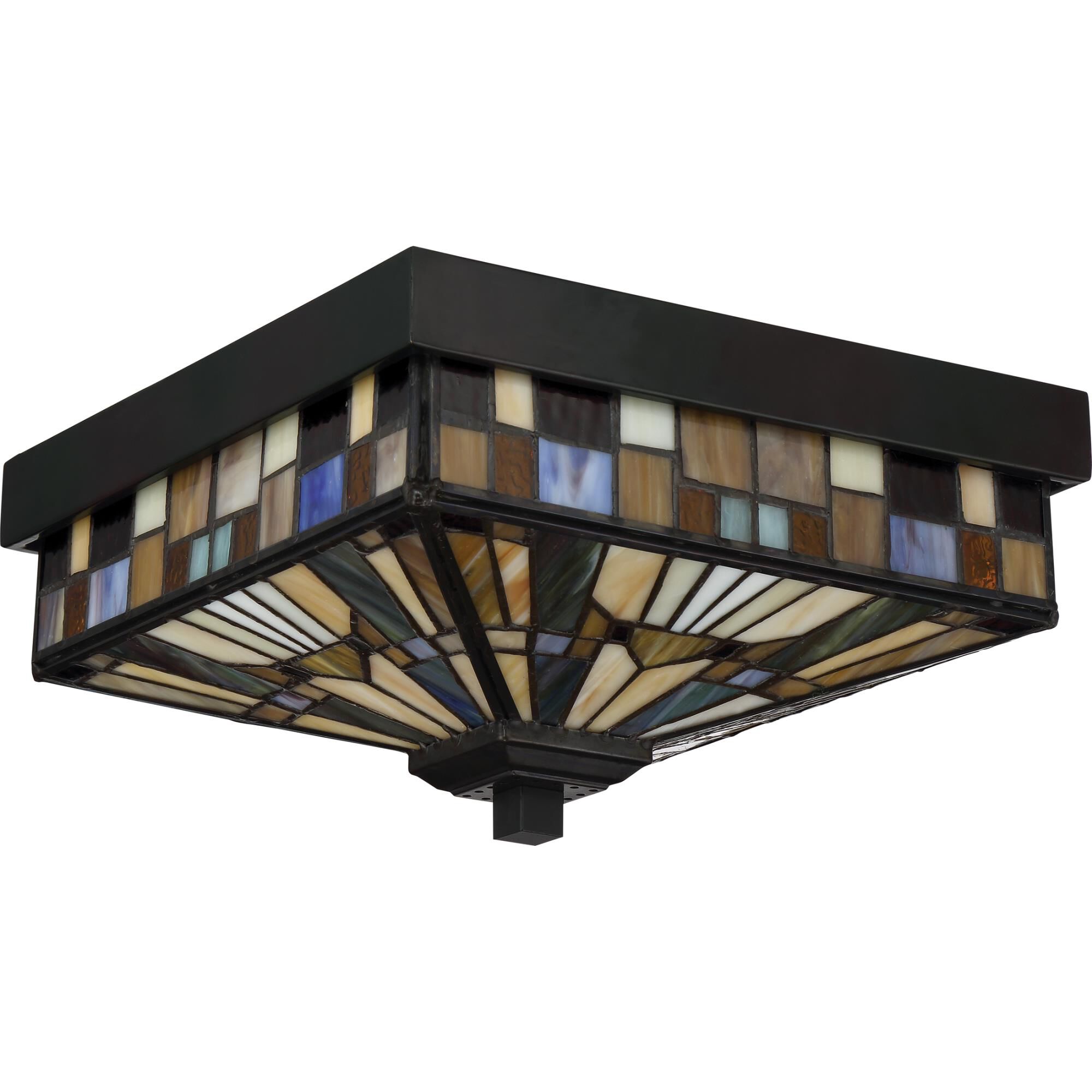 Inglenook 11 Inch 2 Light Flush Mount by Quoizel