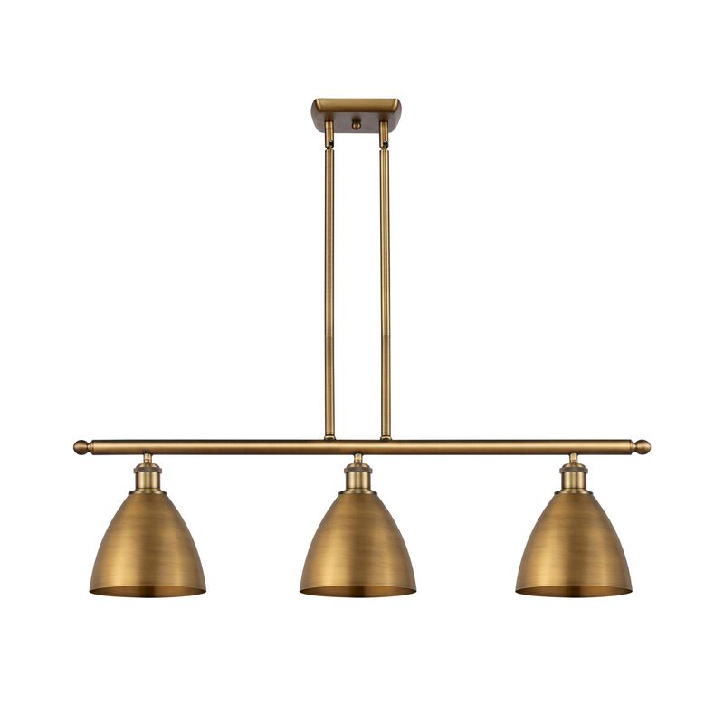 Bruno Marashlian Ballston Dome 36 Inch 3 Light Linear Suspension Light by Innovations Lighting