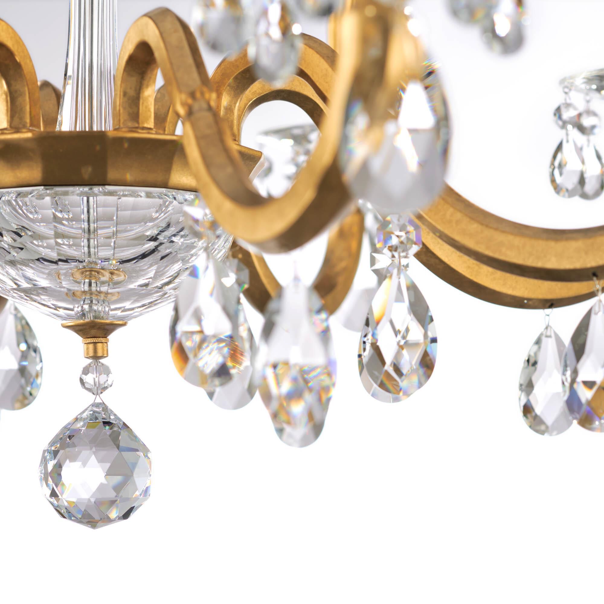 San Marco 32 Inch 8 Light Chandelier by Schonbek