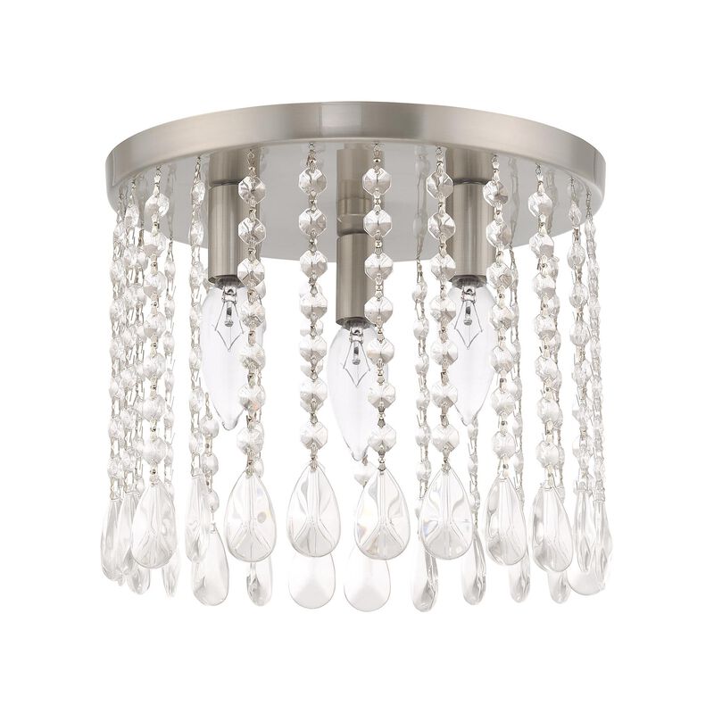 Elizabeth 3 Light Outdoor Flush Mount by Livex Lighting
