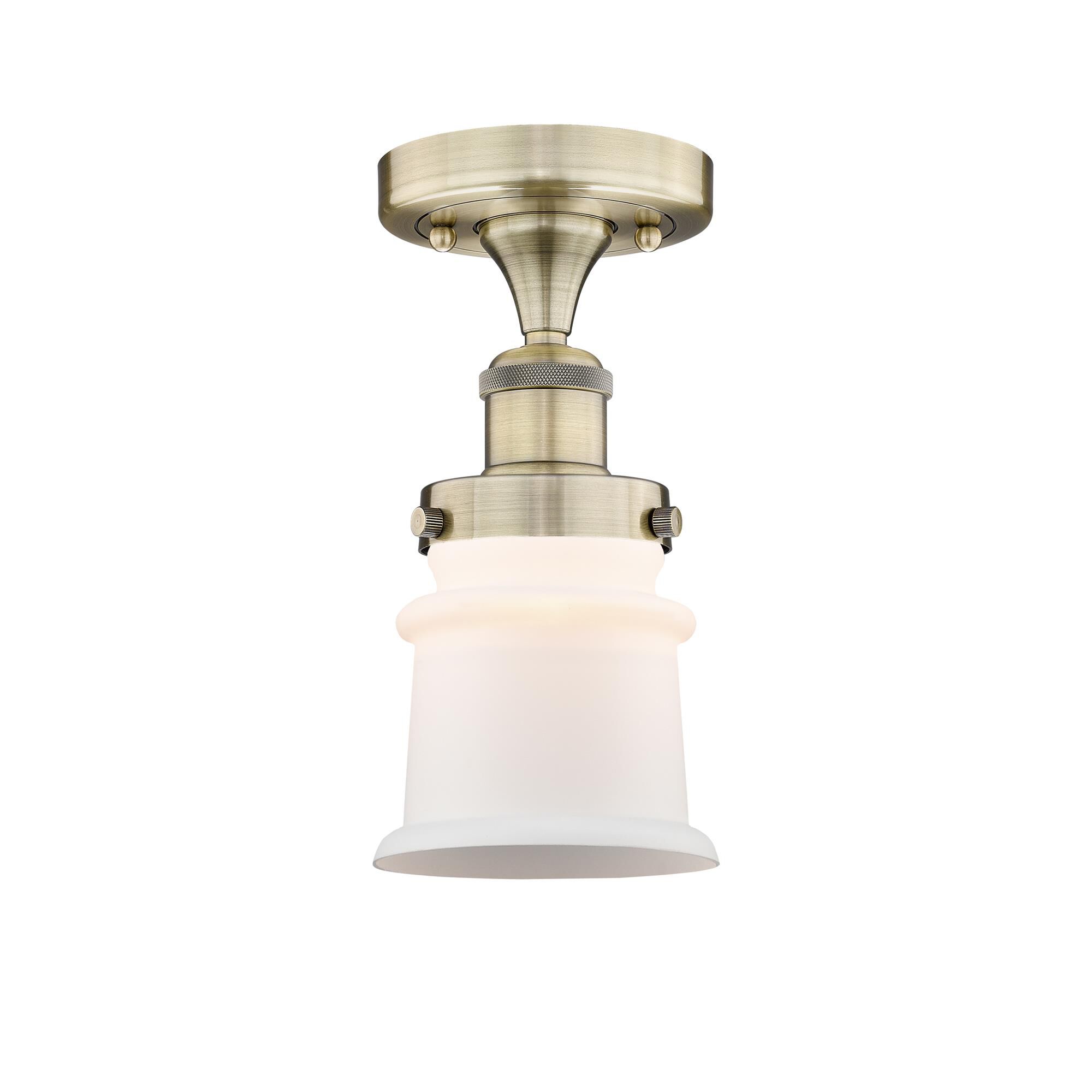 Bruno Marashlian Canton 5 Inch 1 Light Semi Flush Mount by Innovations Lighting