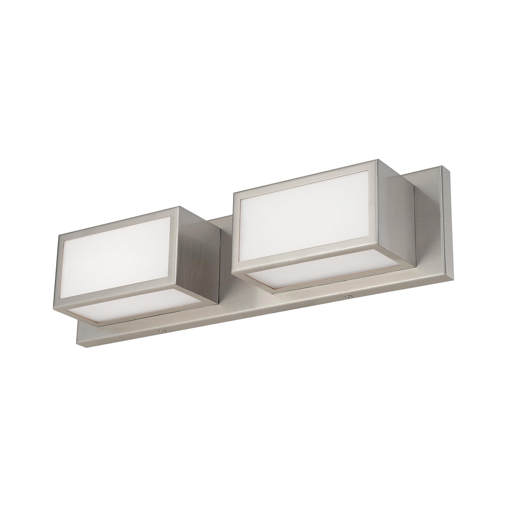 Shown in Brushed Nickel finish and Hand Blown Satin Opal White glass