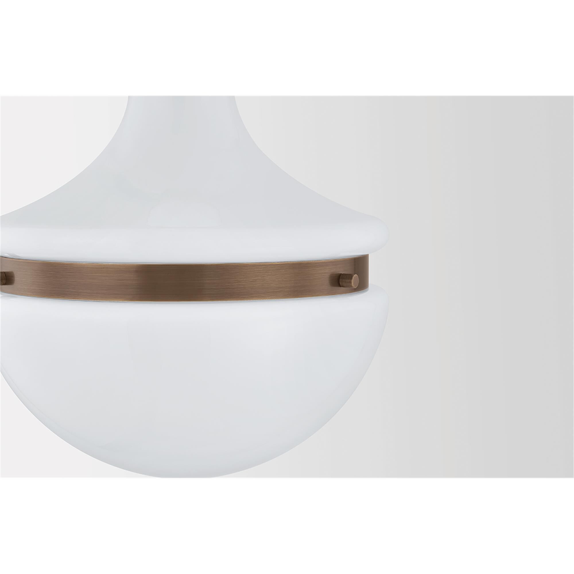 Shown in Historic Bronze finish and Opal Glossy glass