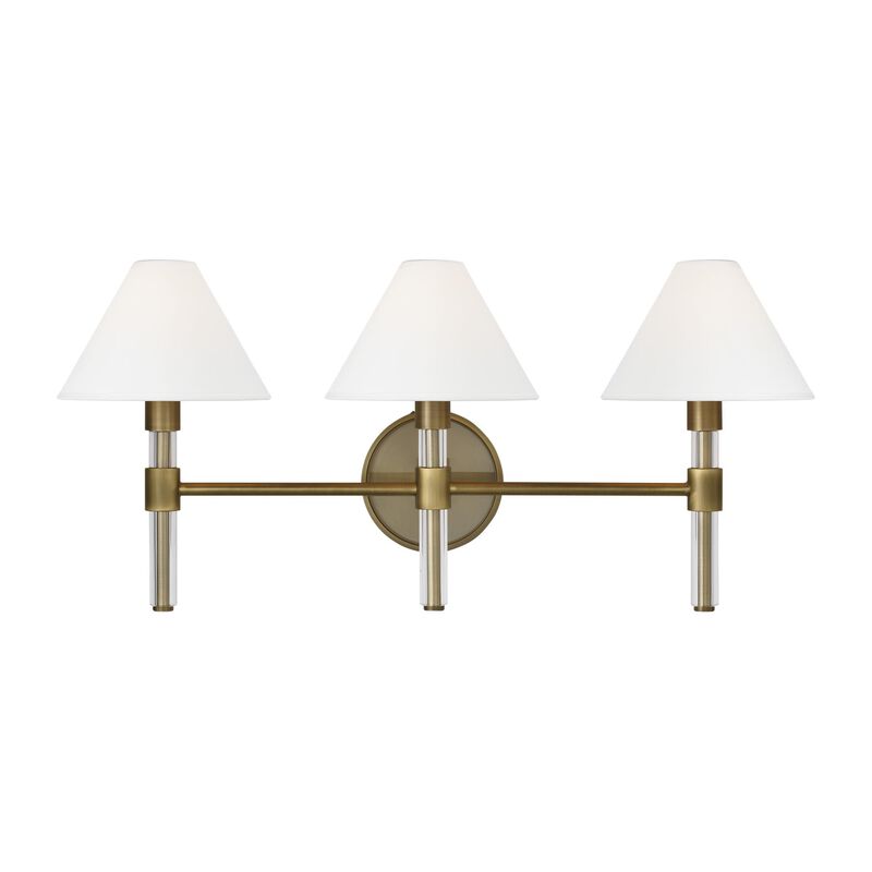 Lauren Ralph Lauren Robert 26 Inch 3 Light Bath Vanity Light by Visual Comfort Studio Collection