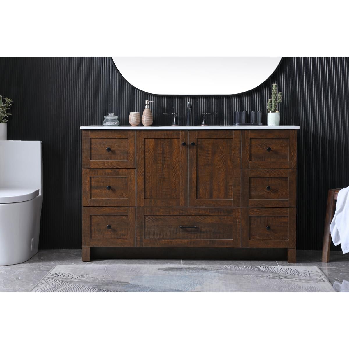 Soma 54 Inch Bath Vanity by Elegant Dcor