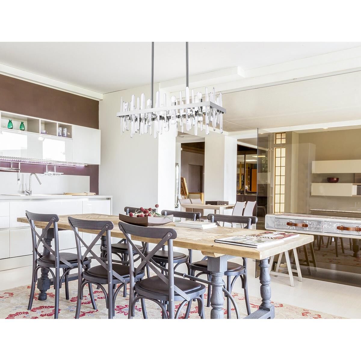 Shown in Chrome finish and Royal Cut Clear crystal