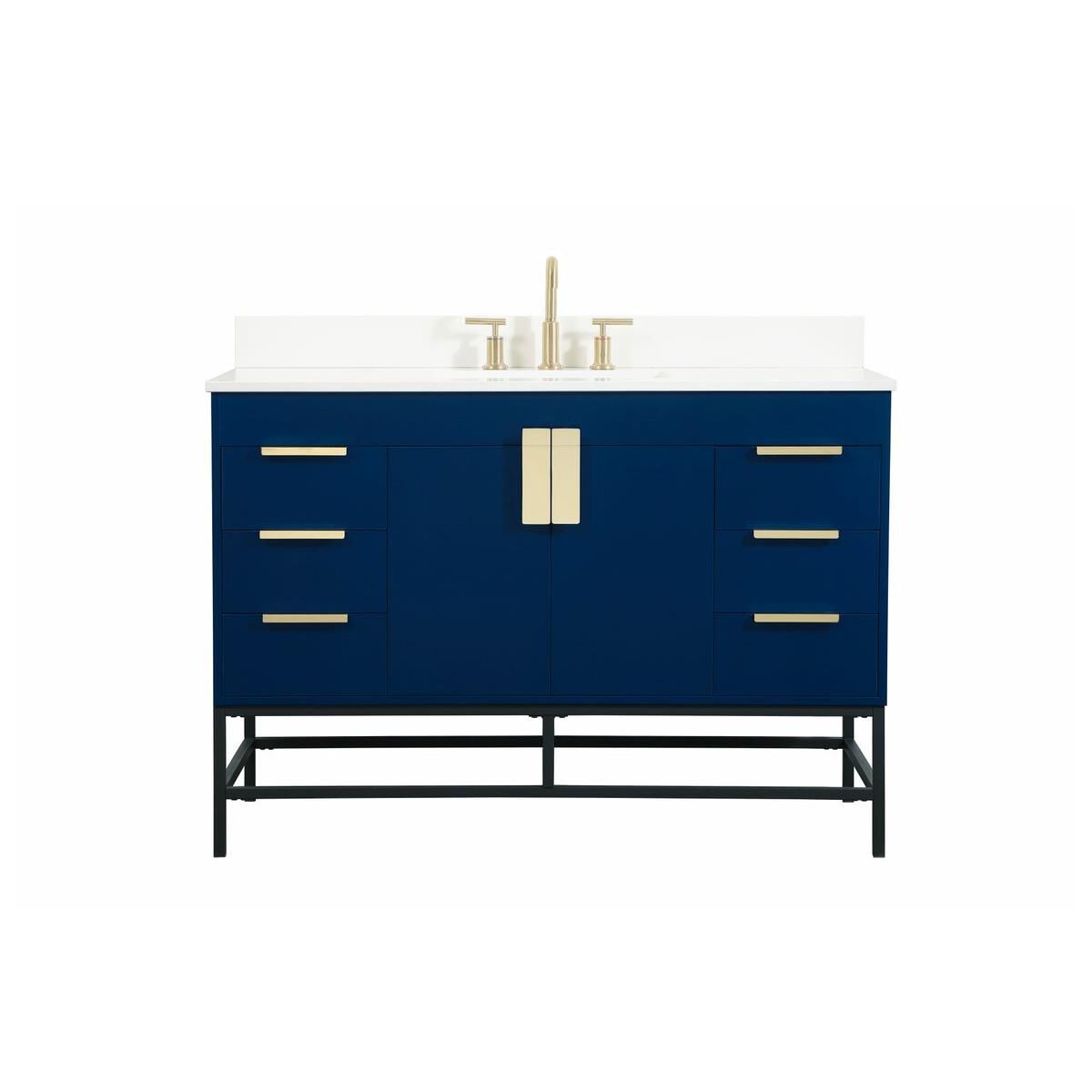 Shown in Blue finish