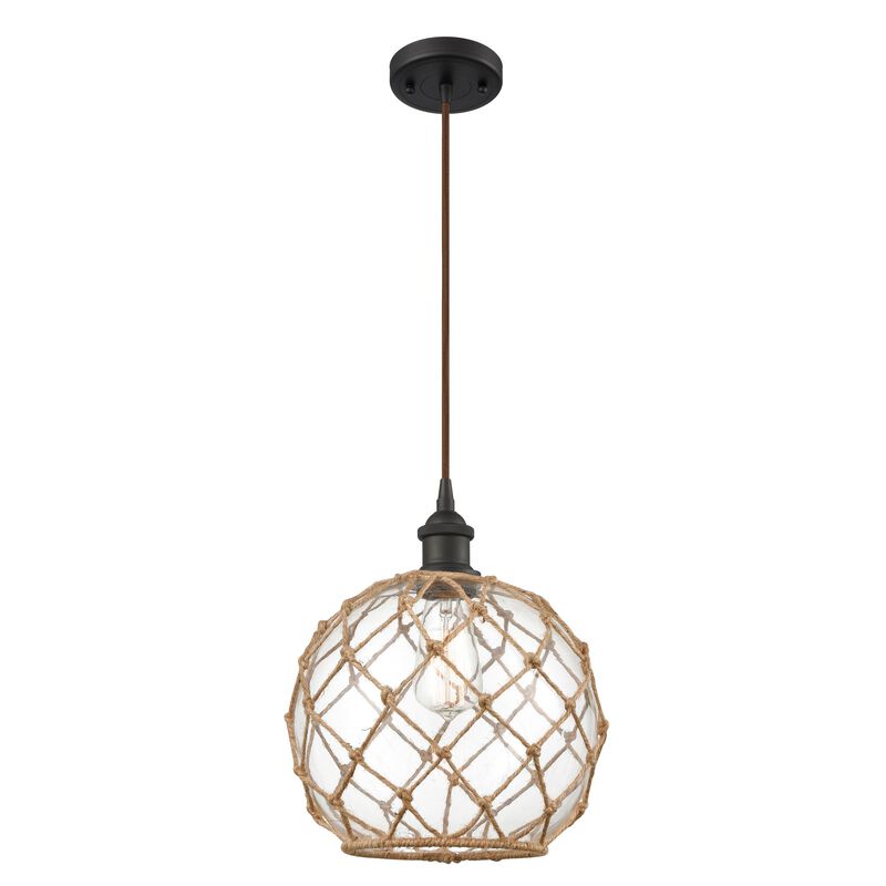 Innovations Lighting Bruno Marashlian Farmhouse Rope 10 Inch Mini Pendant