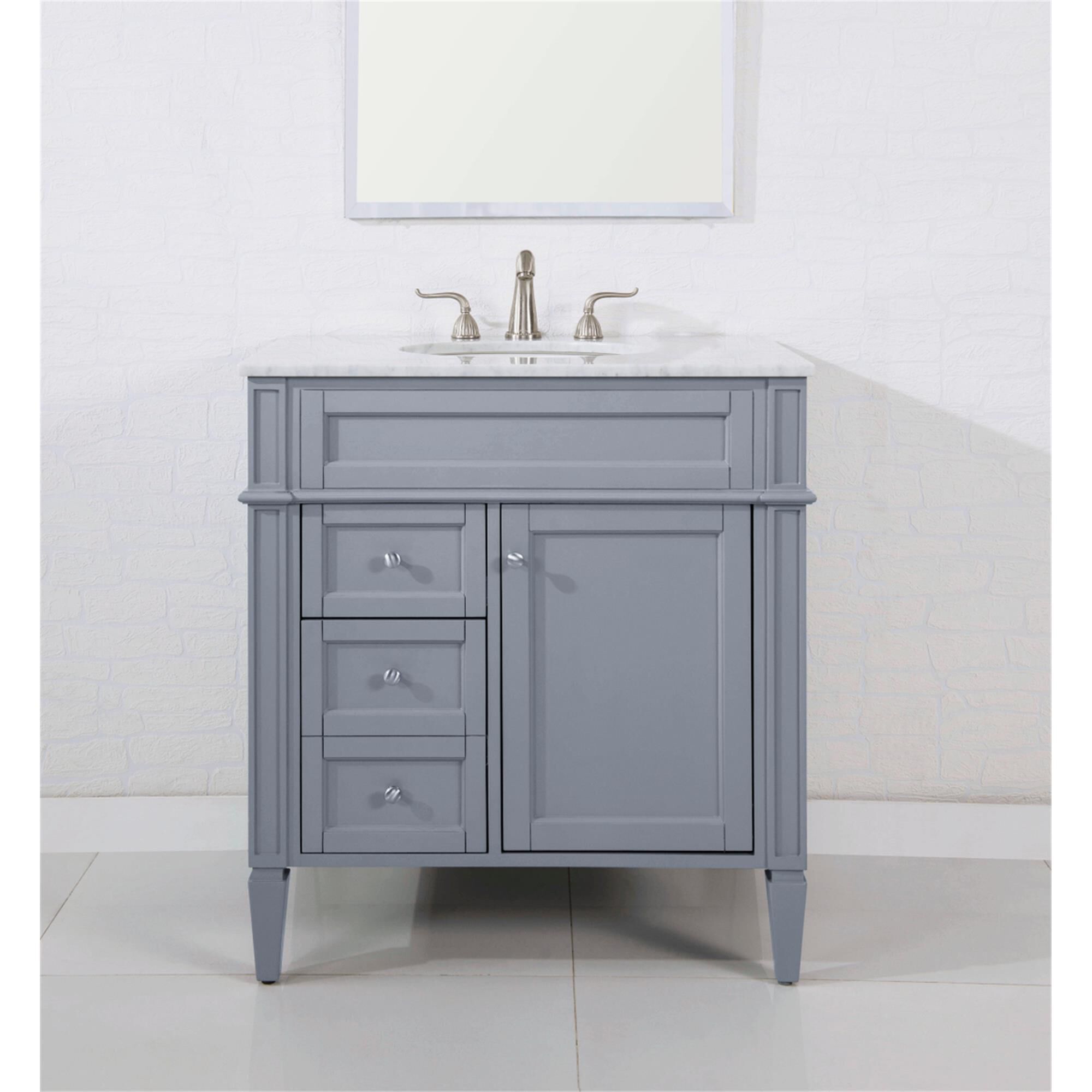 Shown in Grey finish