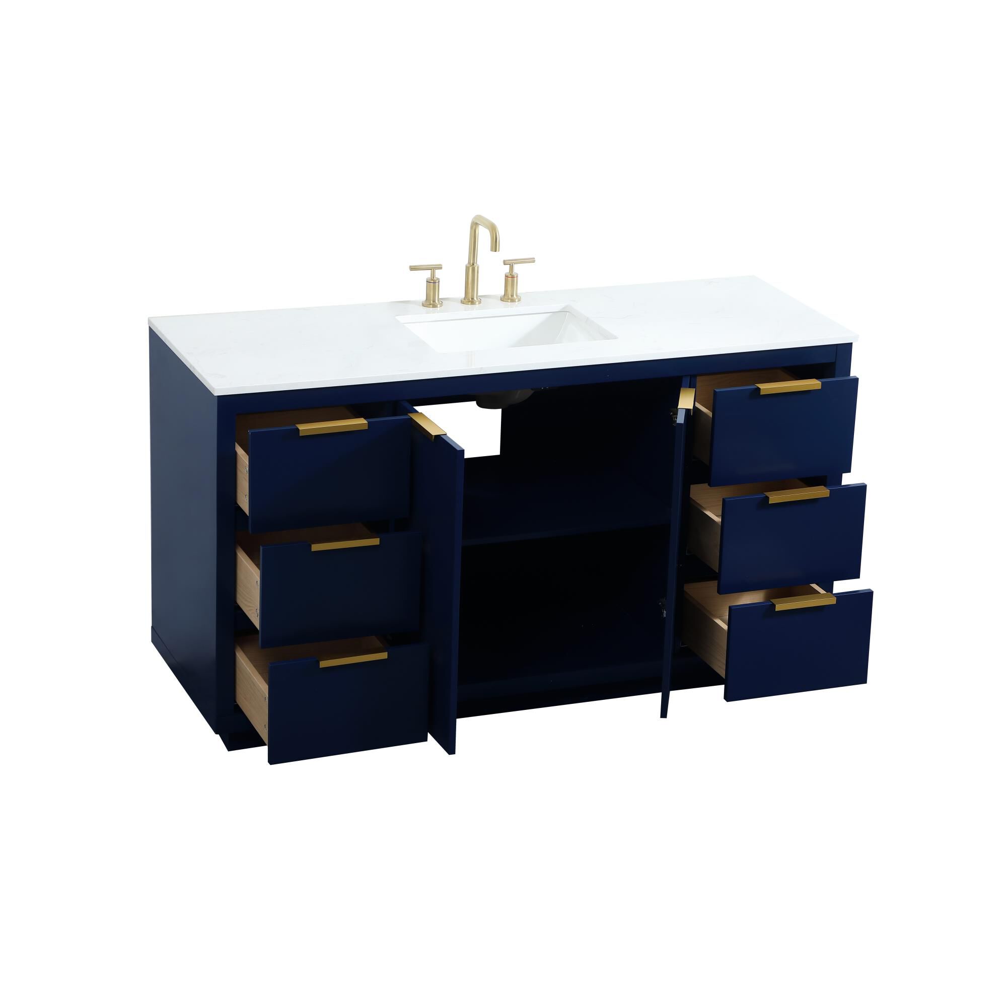 Blake 60 Inch Bath Vanity by Elegant Decor