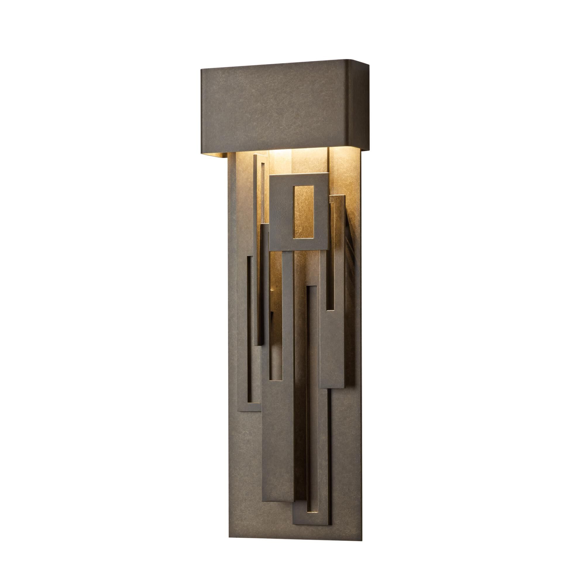 Hubbardton Forge Collage 27 Inch Tall LED Outdoor Wall Light