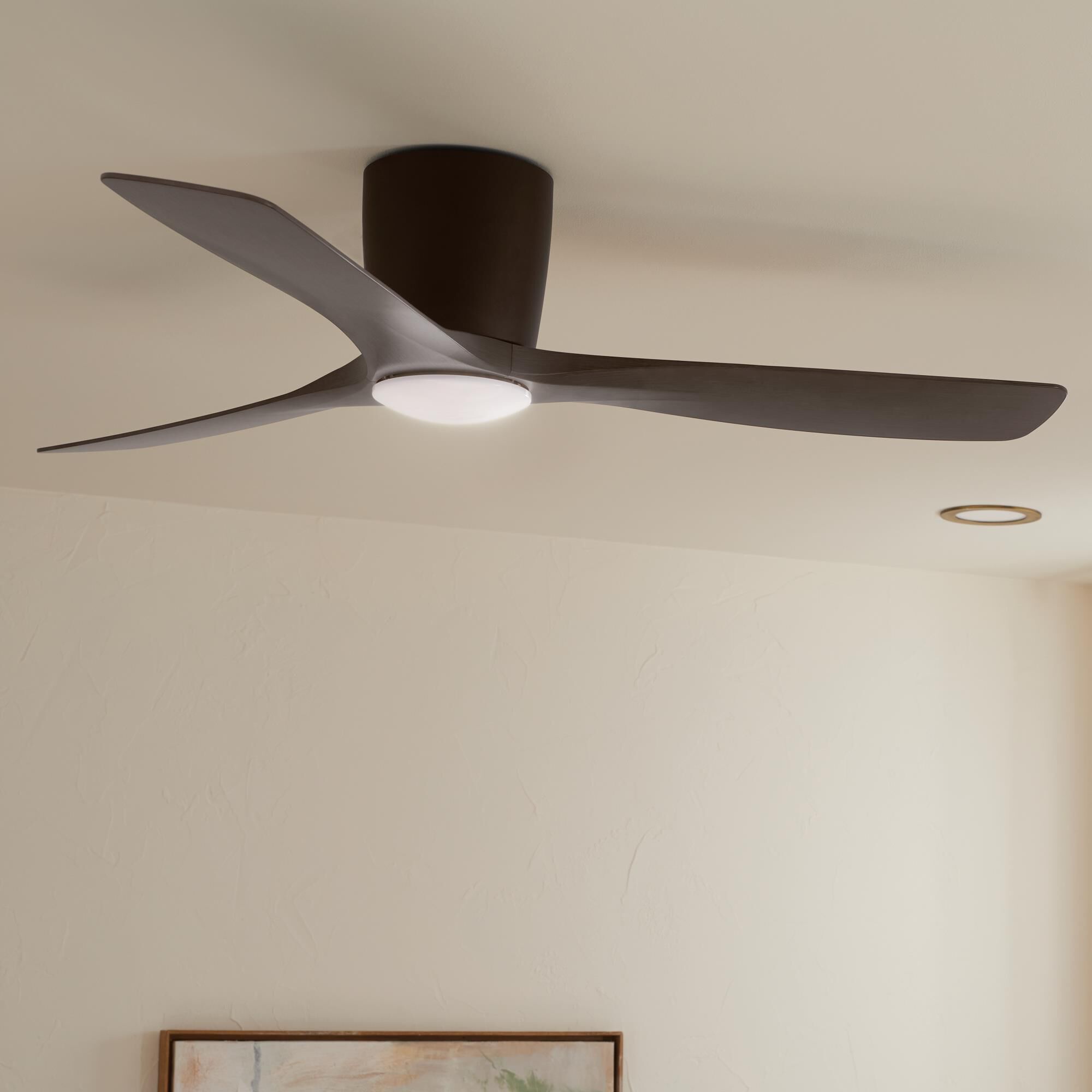 Shown in Satin Natural Bronze finish and Frosted White Polycarbonate Lens glass