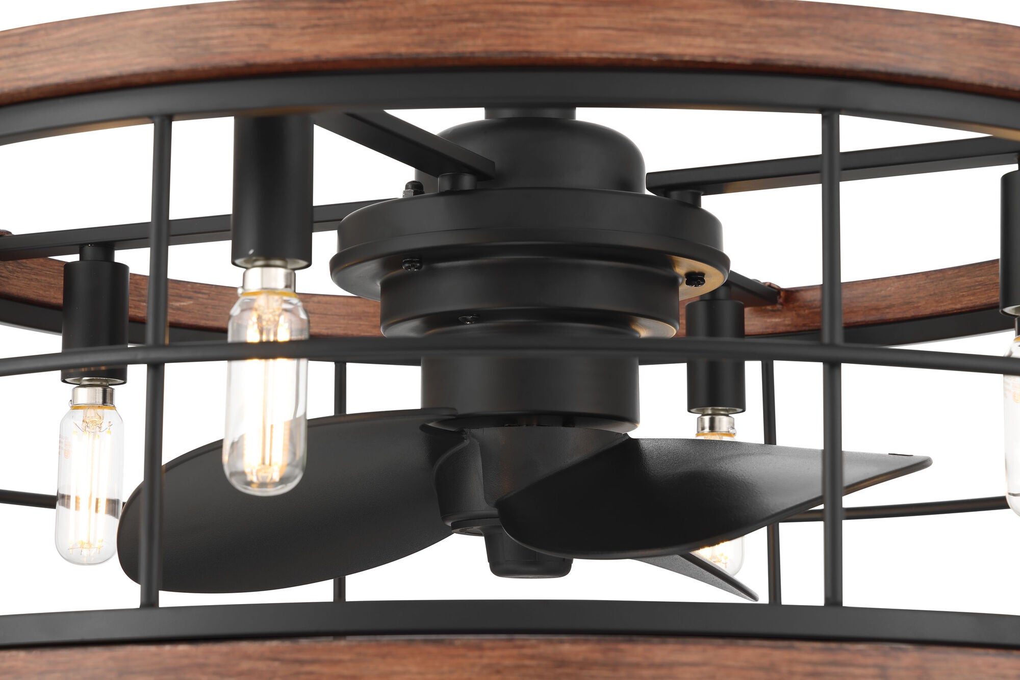 Haven 22 Inch Chandelier Ceiling Fan with Light Kit,